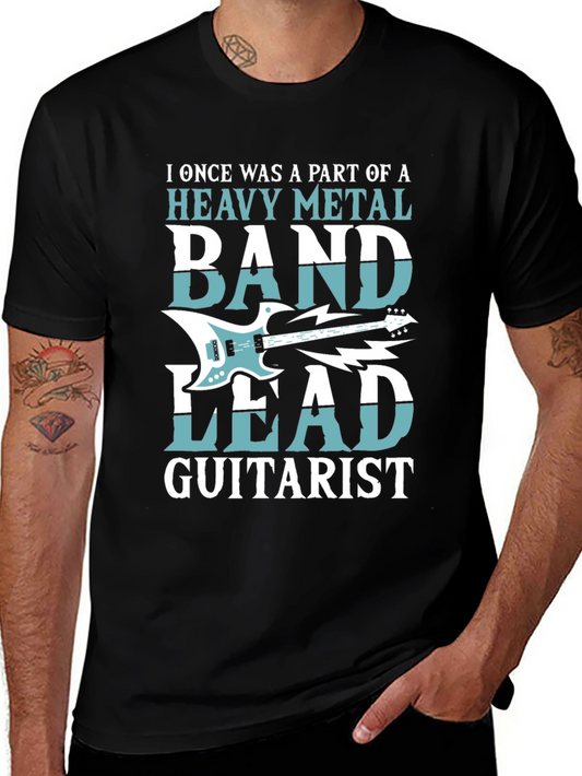 Heavy Metal Lead Guitarist T-Shirt - Band Tee