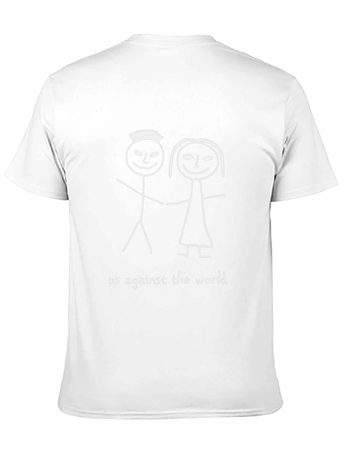 Us Against the World Graphic Tee - Black