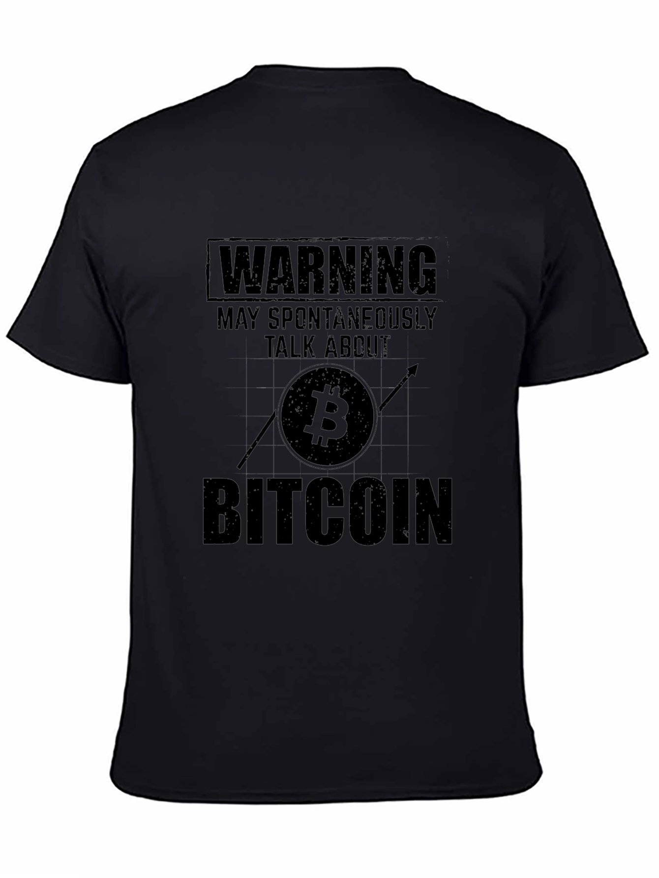 Bitcoin Warning T-Shirt - Crypto Enthusiast Tee