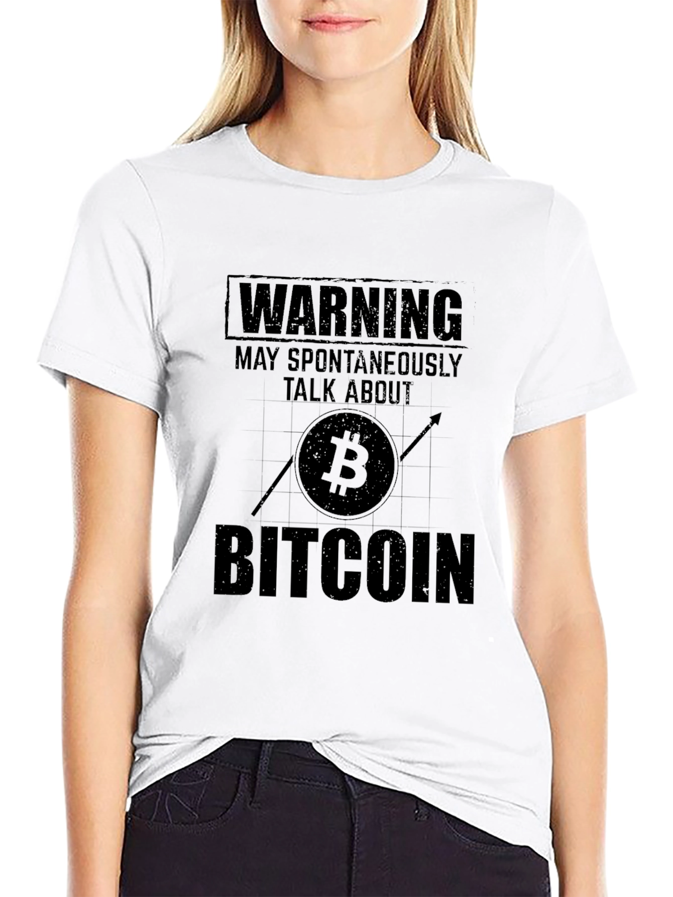 Bitcoin Warning T-Shirt - Crypto Enthusiast Tee