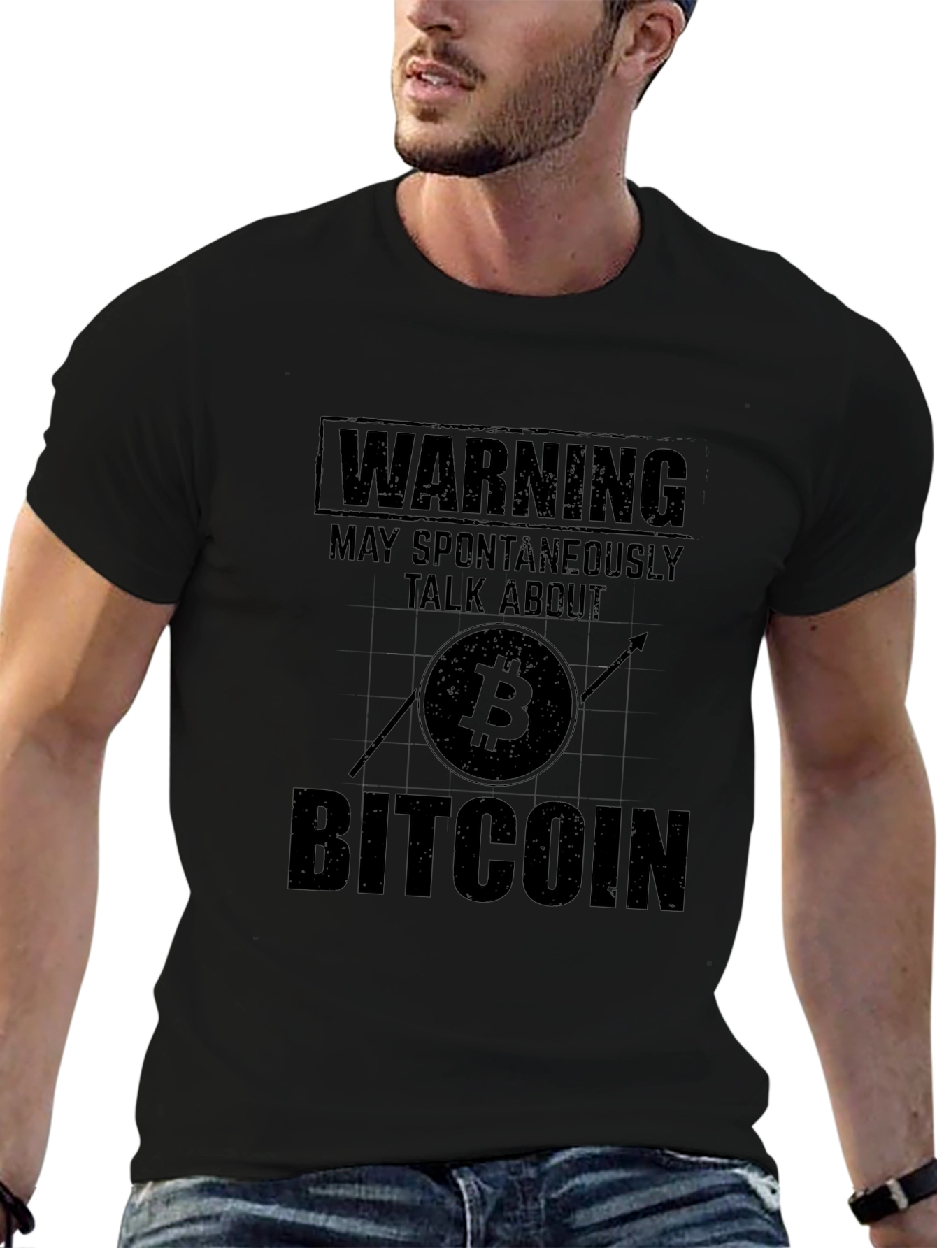 Bitcoin Warning T-Shirt - Crypto Enthusiast Tee
