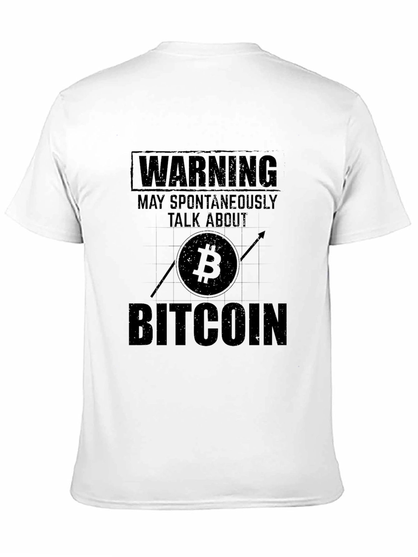 Bitcoin Warning T-Shirt - Crypto Enthusiast Tee