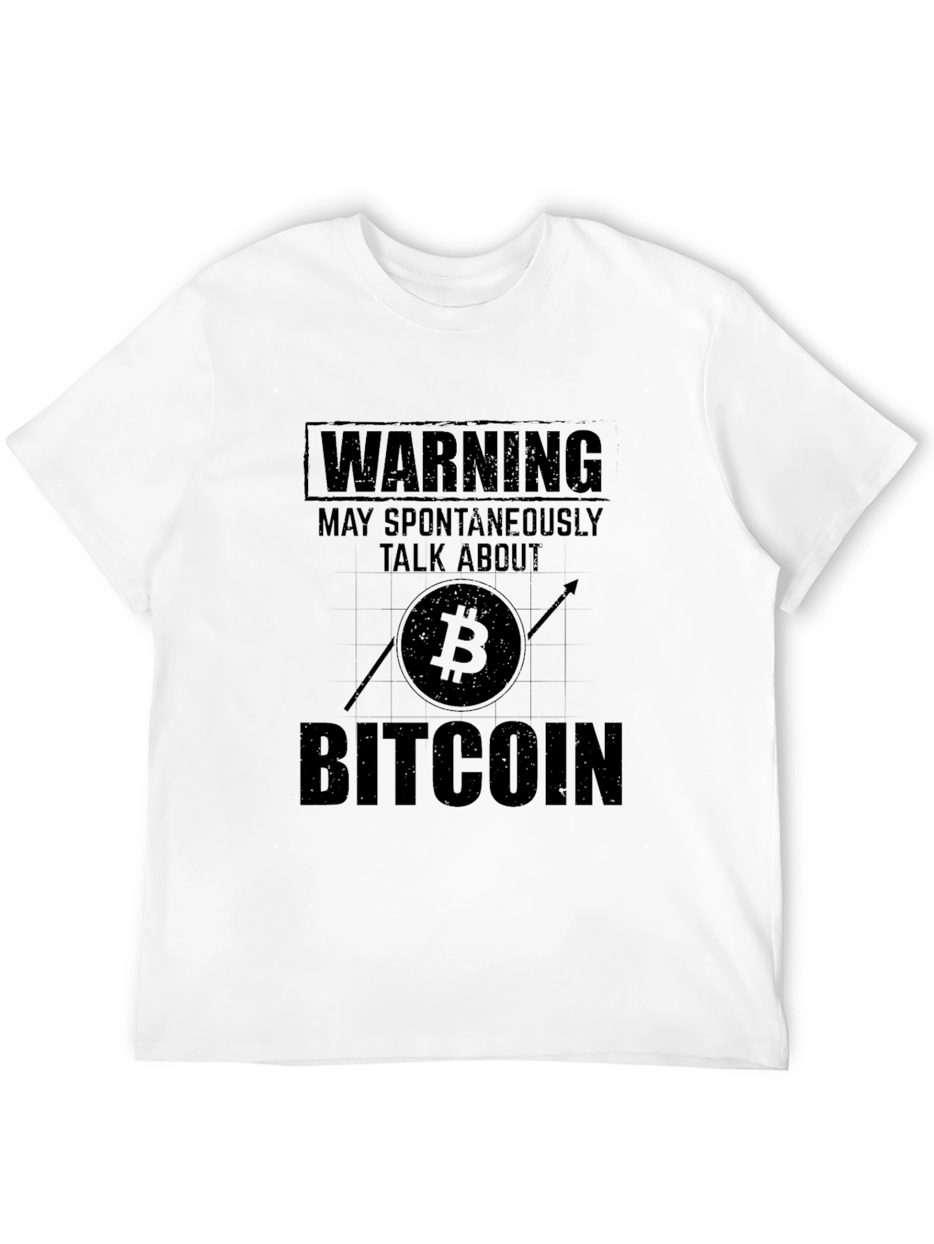 Bitcoin Warning T-Shirt - Crypto Enthusiast Tee