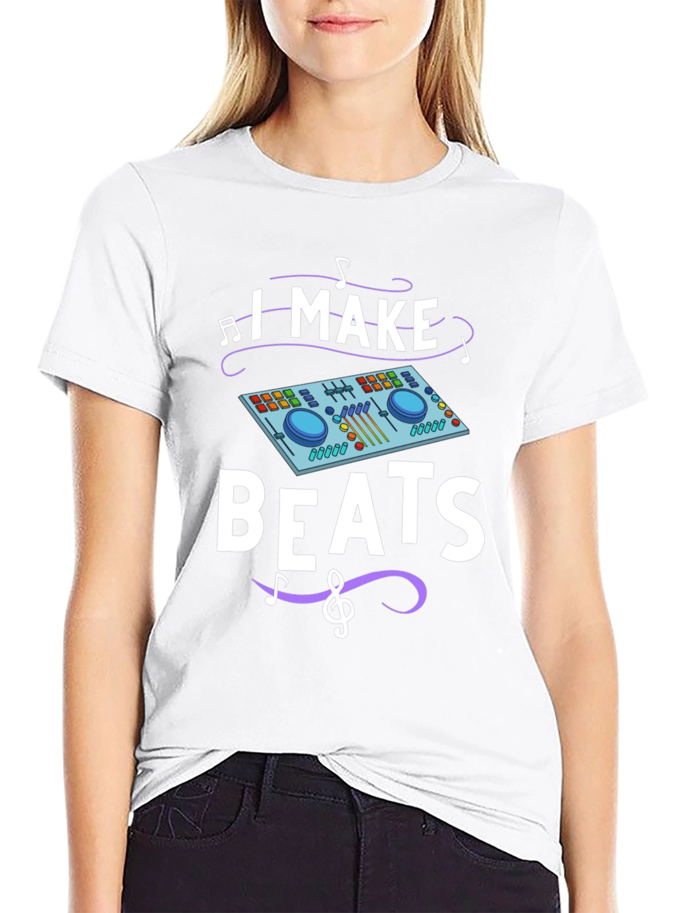 I Make Beats Graphic T-Shirt DJ Music Producer Tee