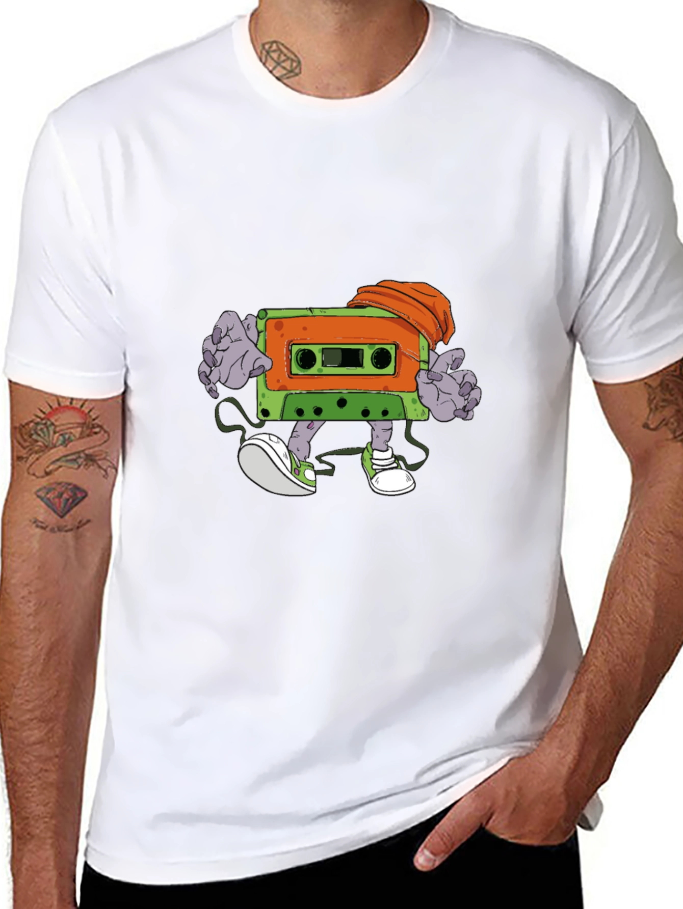 Funky Cassette Tape Graphic Tee