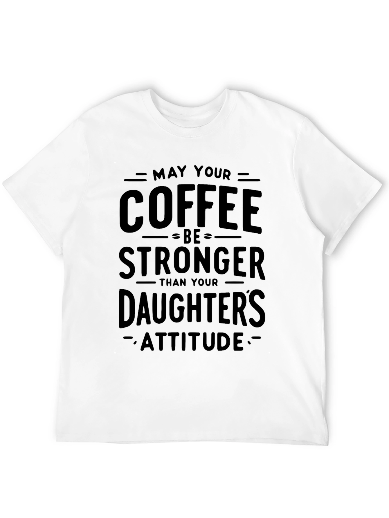 Funny Coffee & Daughter Attitude T-Shirt