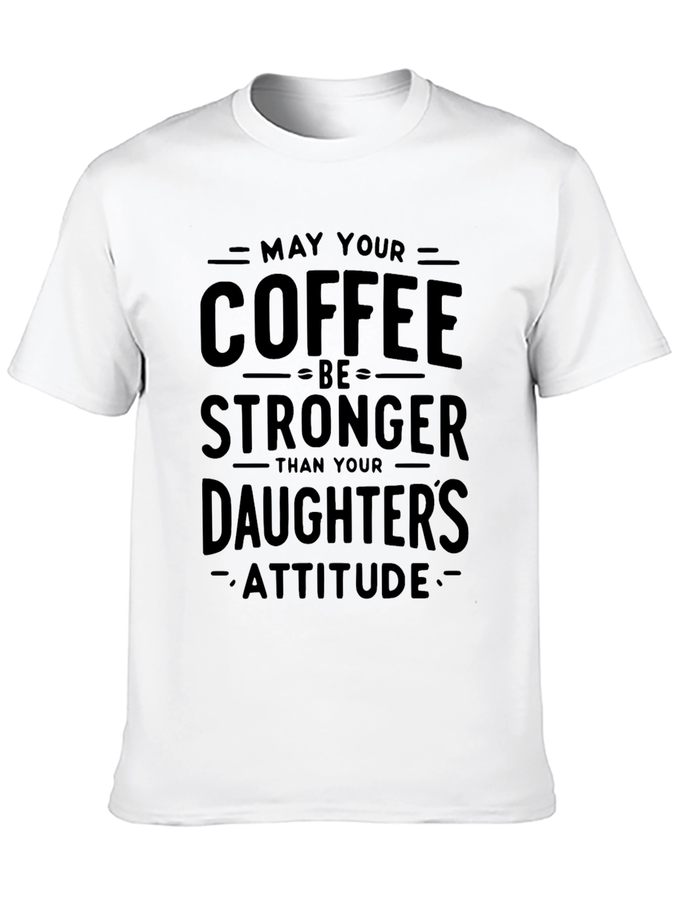 Funny Coffee & Daughter Attitude T-Shirt