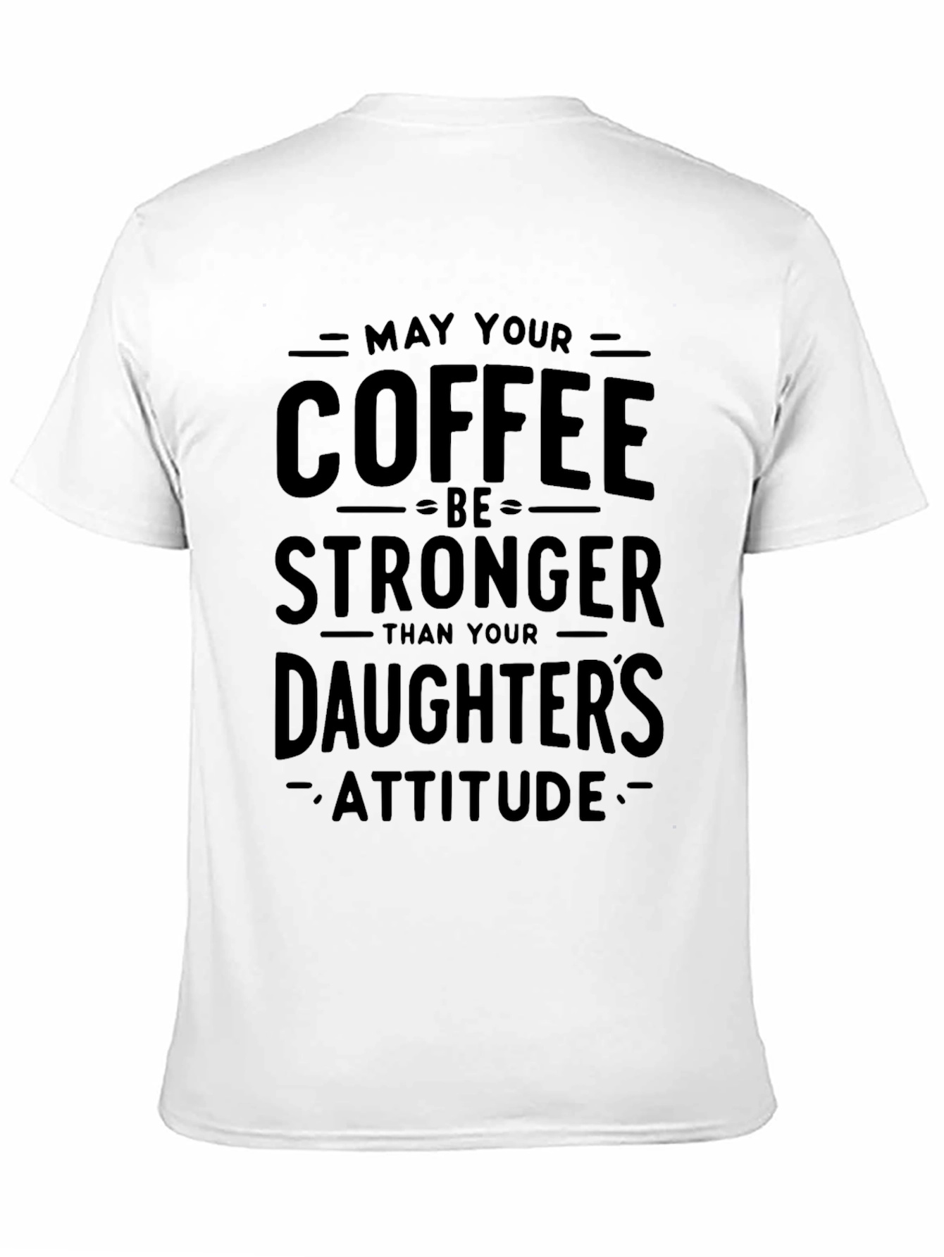 Funny Coffee & Daughter Attitude T-Shirt