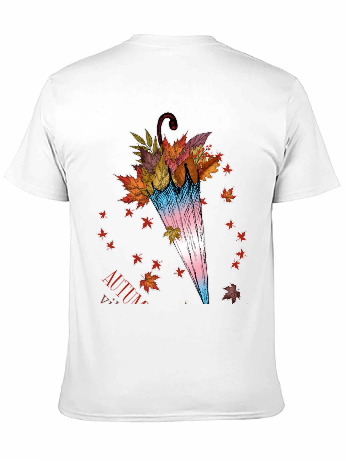 Autumn Leaves Umbrella T-Shirt