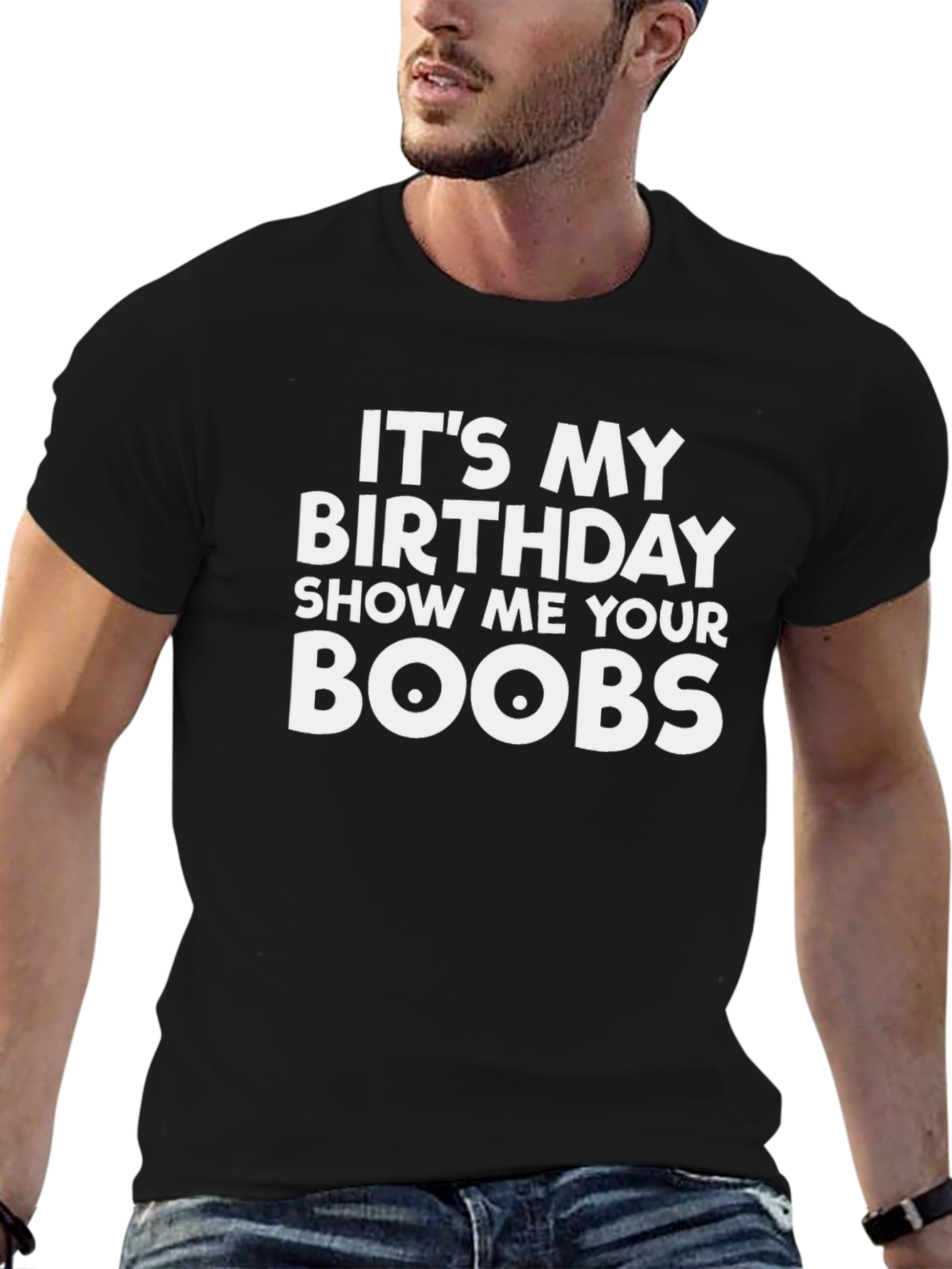 Birthday Boobs T-Shirt - Funny Party Tee