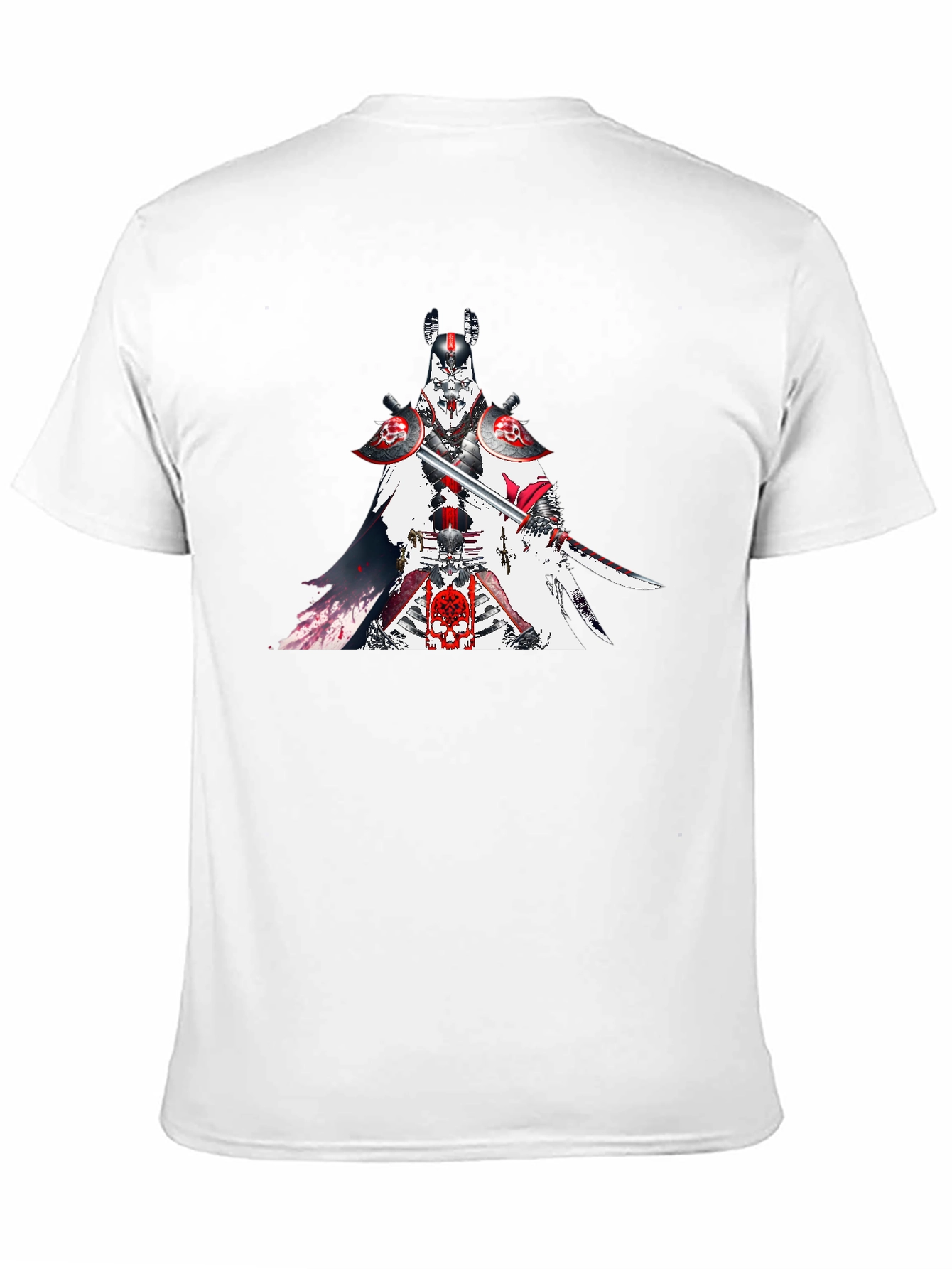 Samurai Warrior Graphic T-Shirt - Black