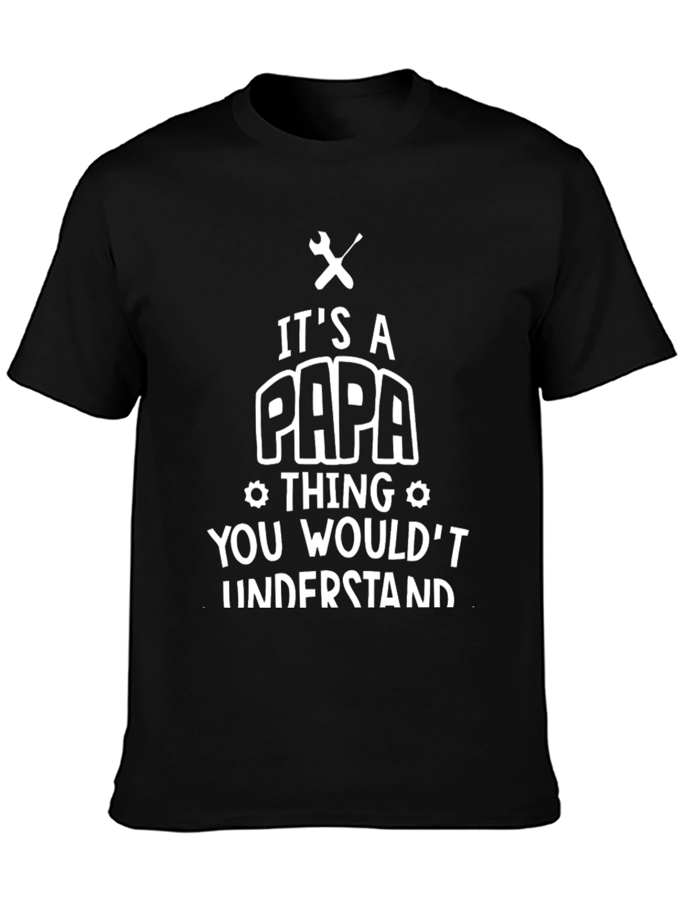 Its A Papa Thing Mens Black T-Shirt