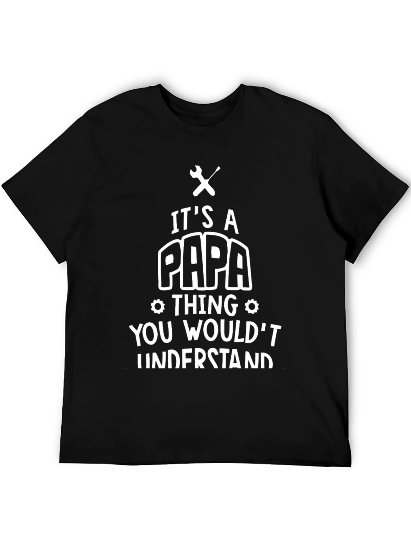 Its A Papa Thing Mens Black T-Shirt