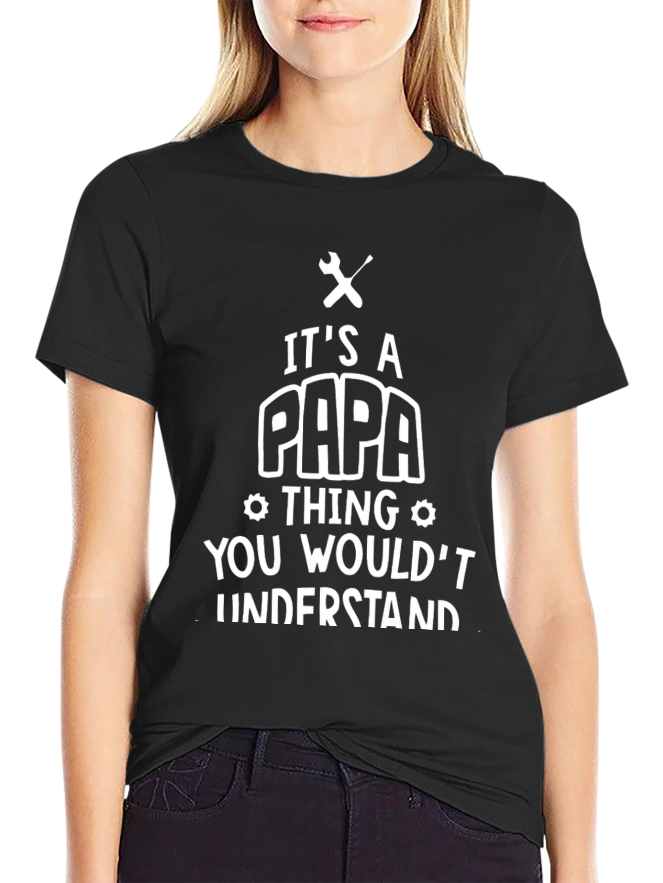 Its A Papa Thing Mens Black T-Shirt