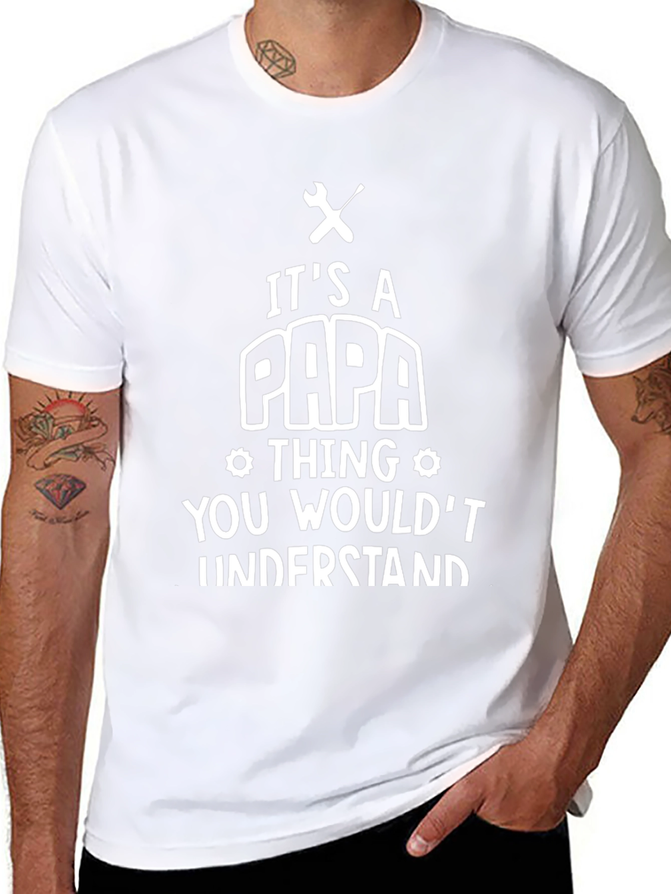 Its A Papa Thing Mens Black T-Shirt