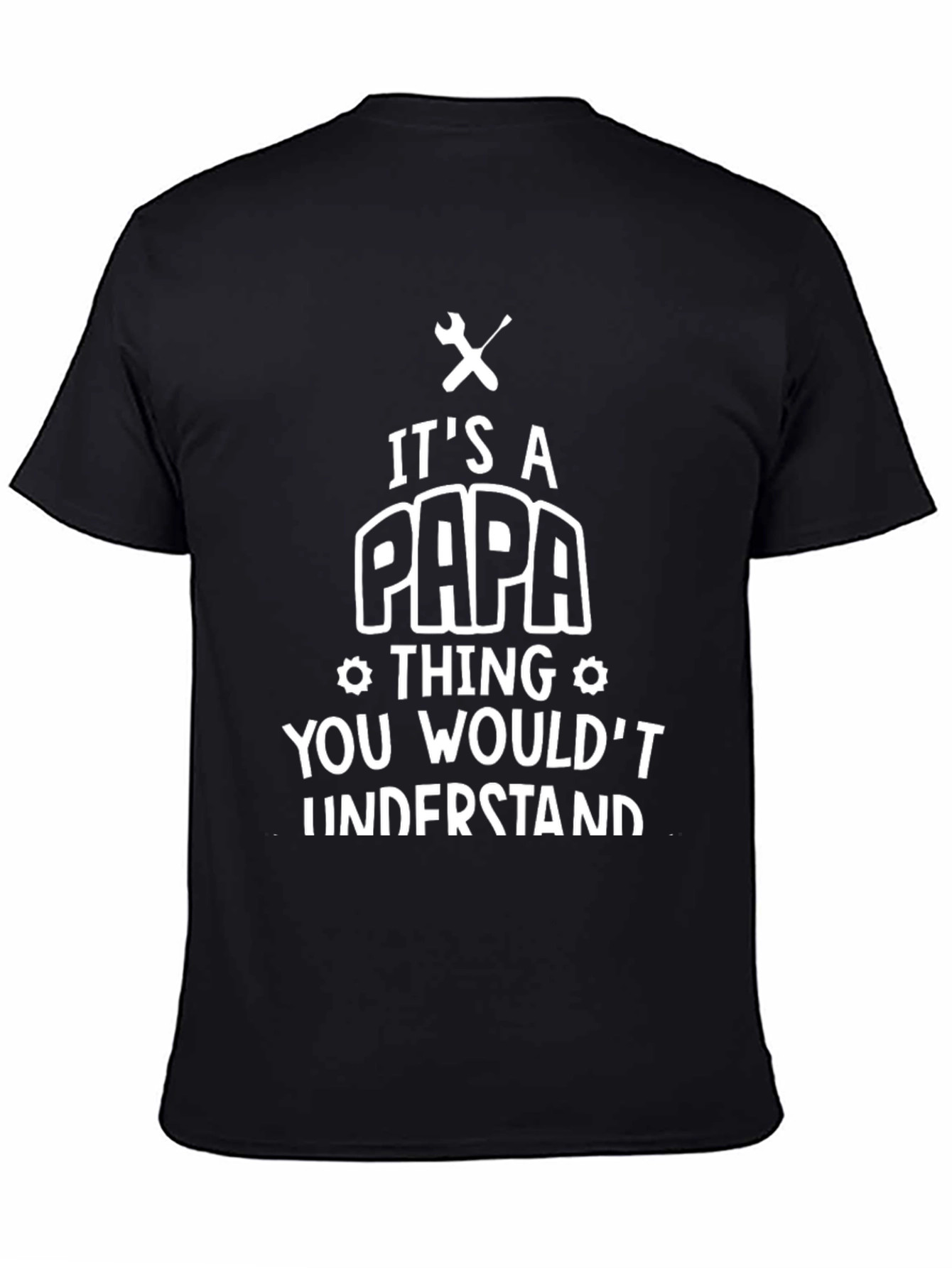 Its A Papa Thing Mens Black T-Shirt