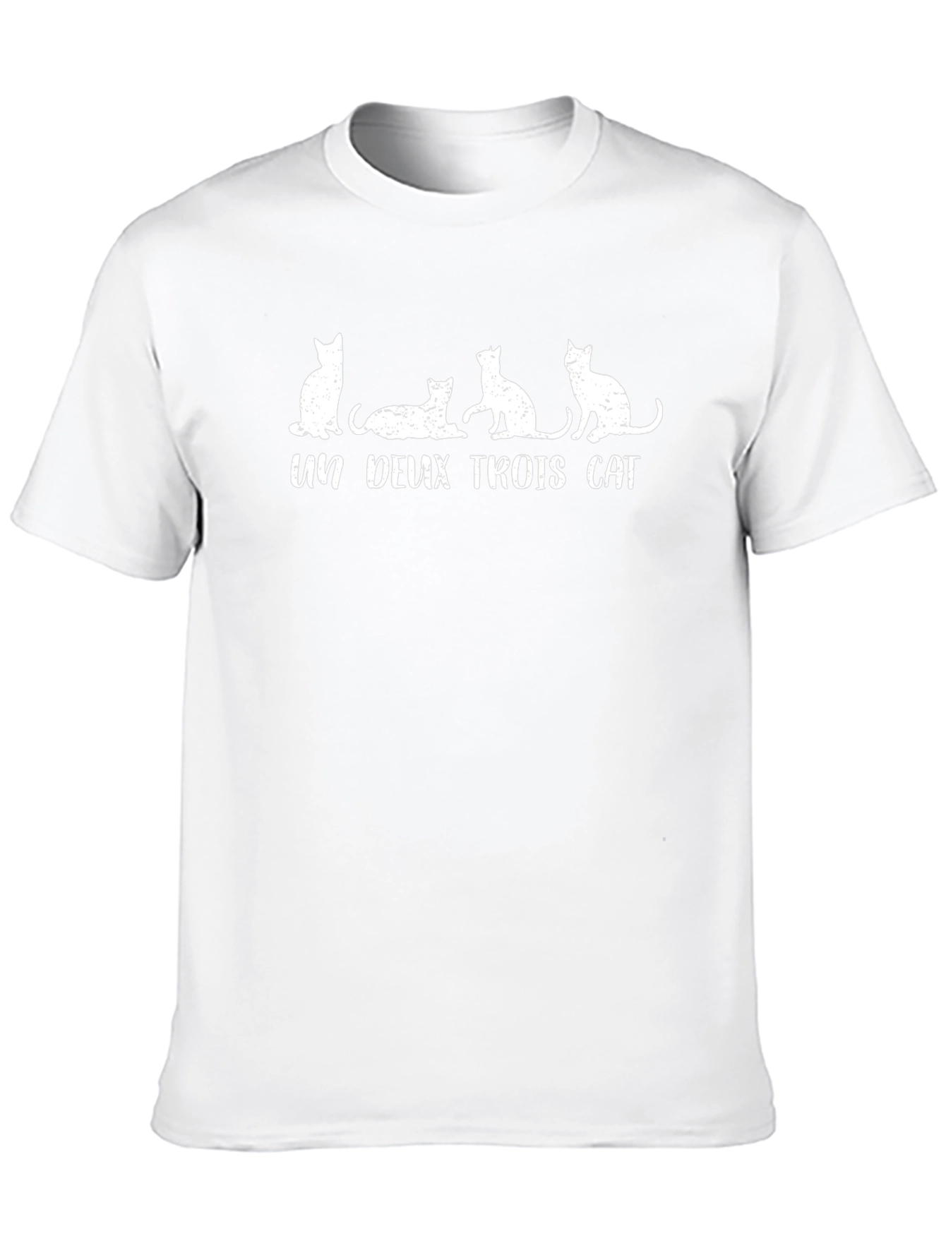 Un Deux Trois Cat Graphic T-Shirt