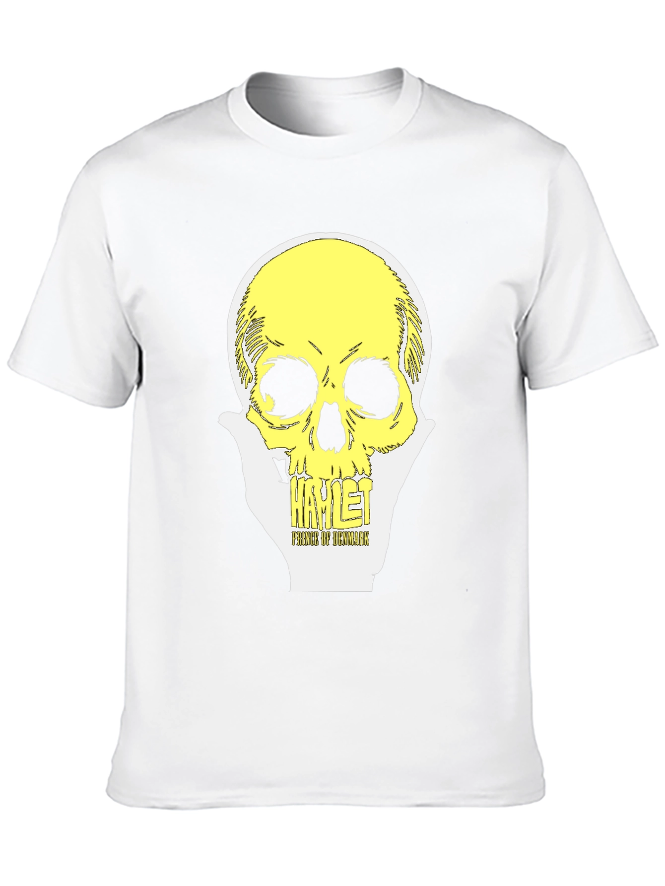 Hamlet Prince of Denmark Skull Graphic Tee