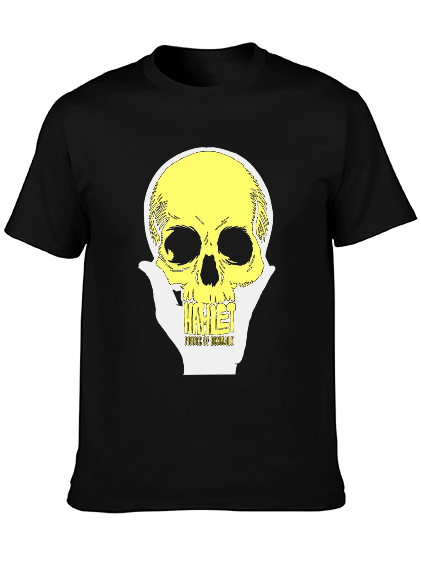 Hamlet Prince of Denmark Skull Graphic Tee