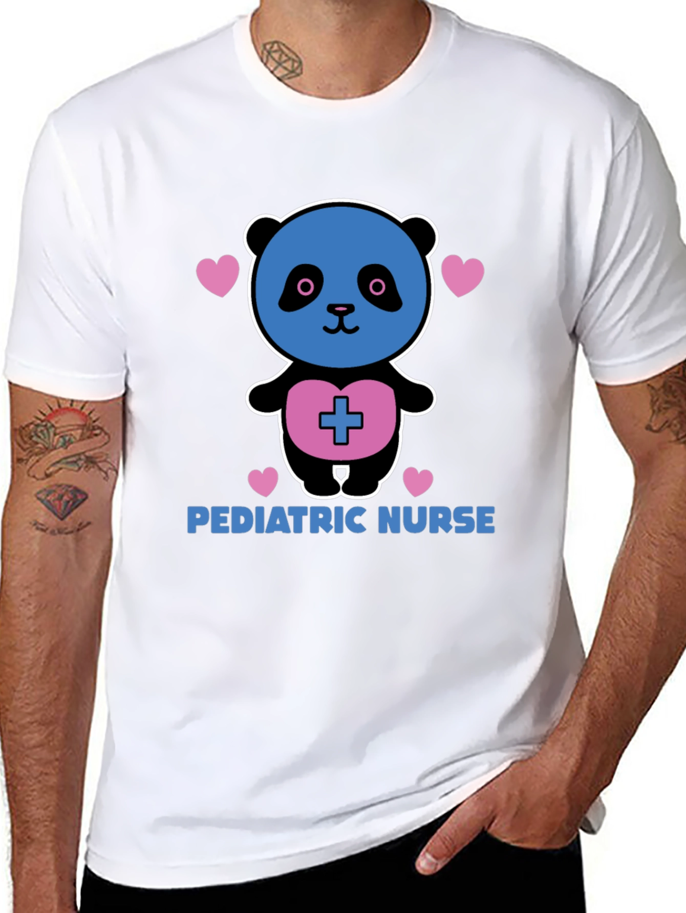 Pediatric Nurse Panda T-Shirt