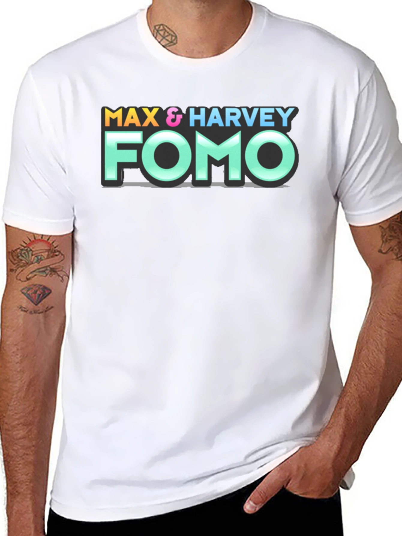 Max & Harvey FOMO Black T-Shirt