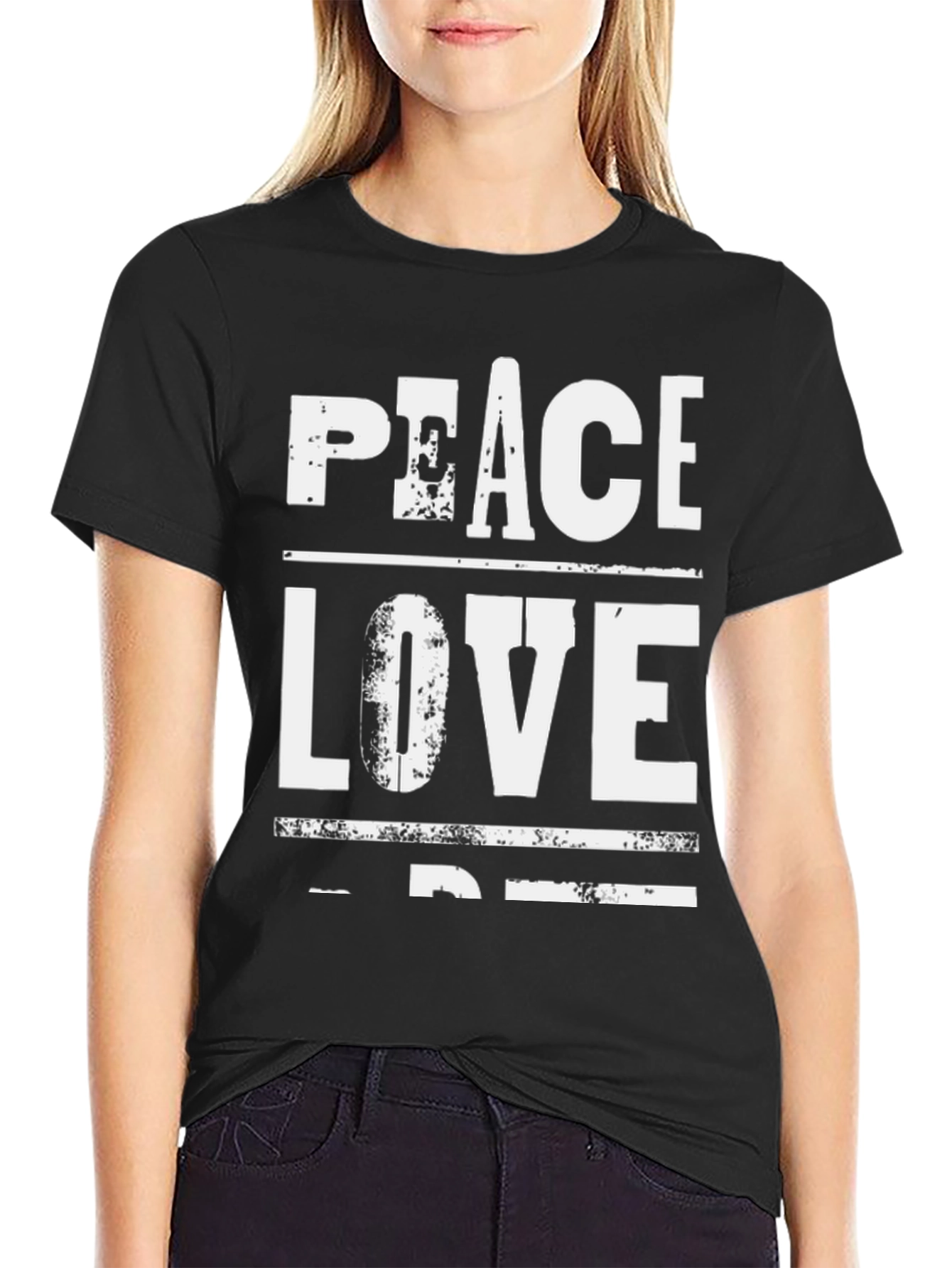 Peace Love Be T-Shirt | Soft Cotton Blend Tee