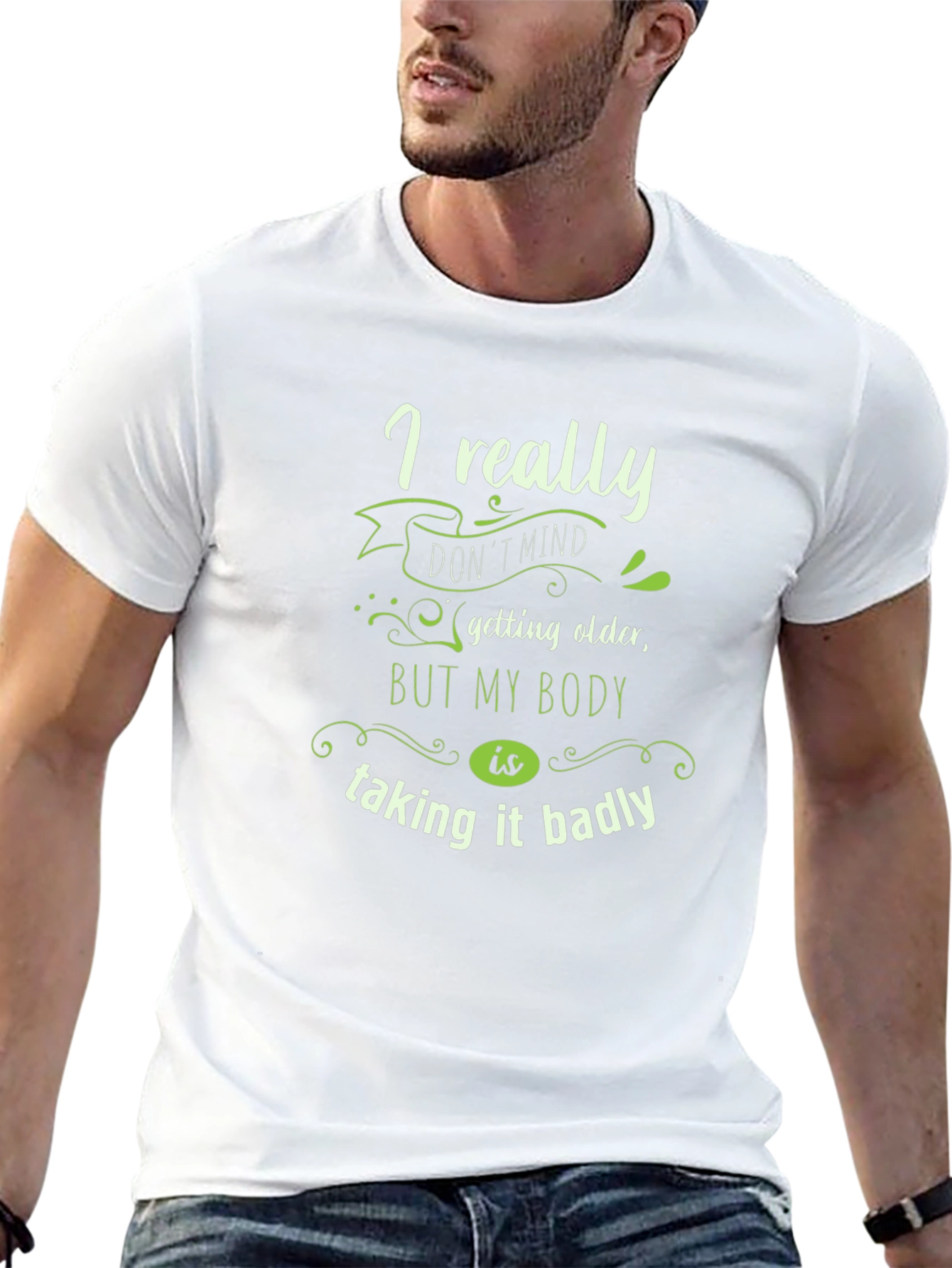 Funny Aging T-Shirt: I Really Dont Mind...