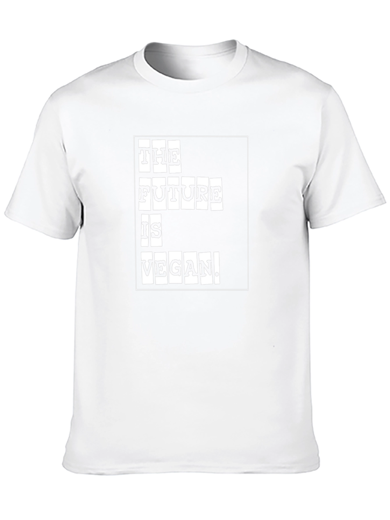 The Future is Vegan Graphic Tee - Black