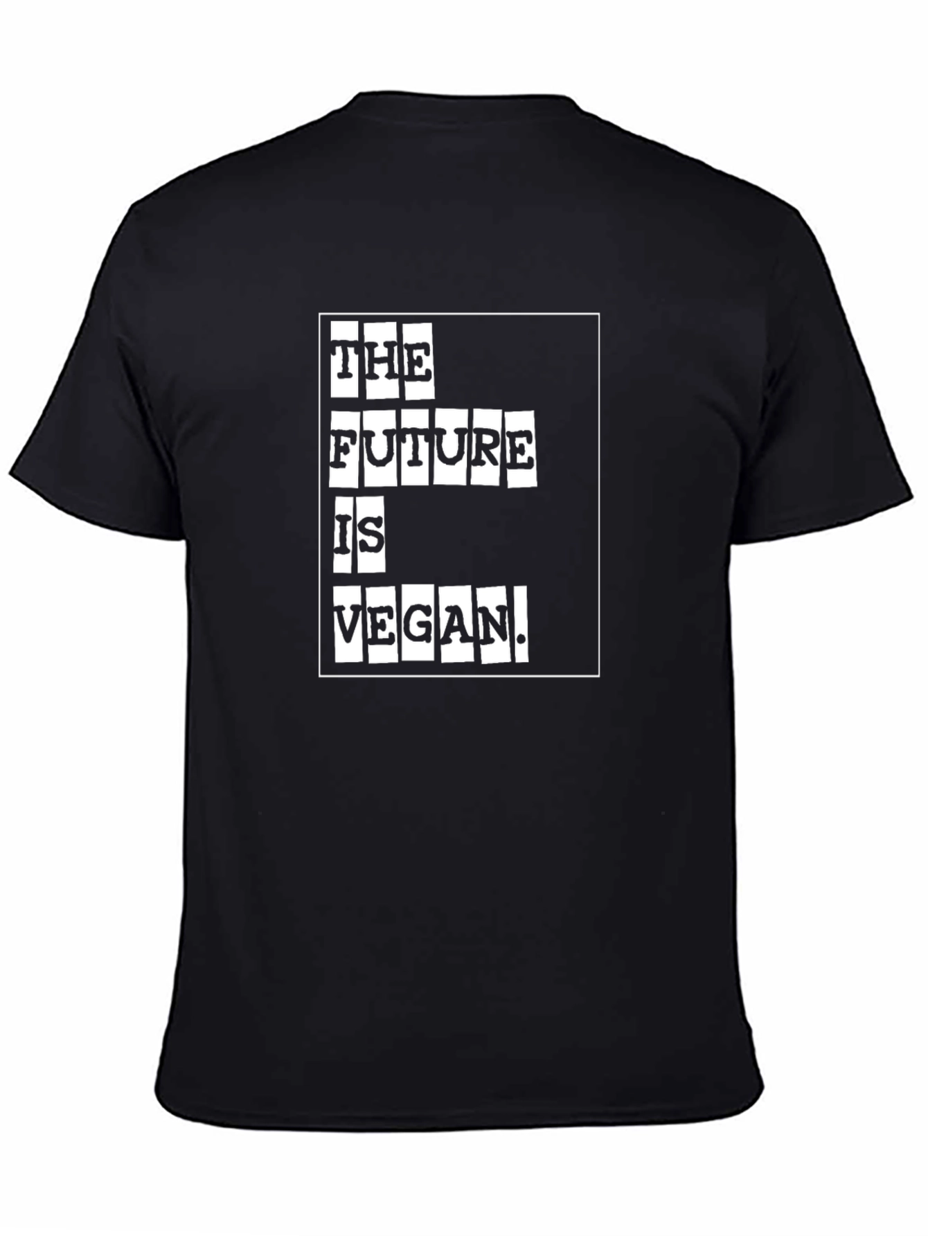 The Future is Vegan Graphic Tee - Black