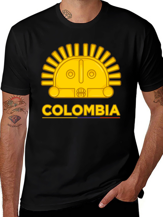 Colombia Sun T-Shirt - Gold Design