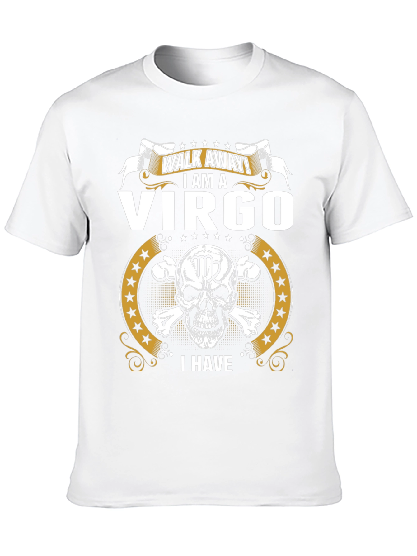 Virgo Skull T-Shirt - Zodiac Pride!