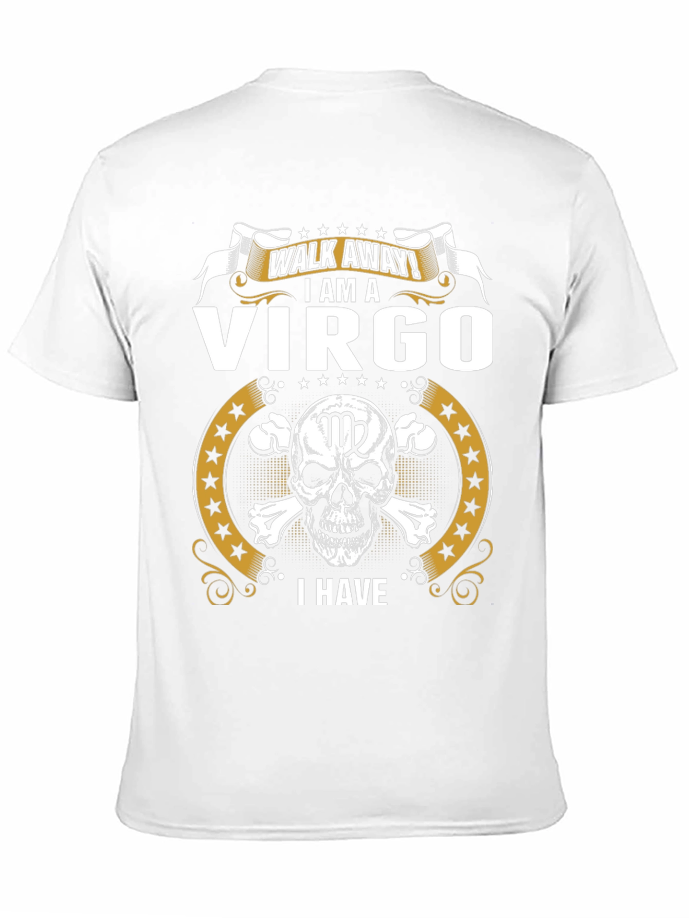 Virgo Skull T-Shirt - Zodiac Pride!