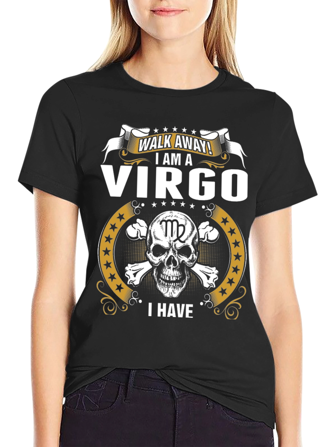 Virgo Skull T-Shirt - Zodiac Pride!