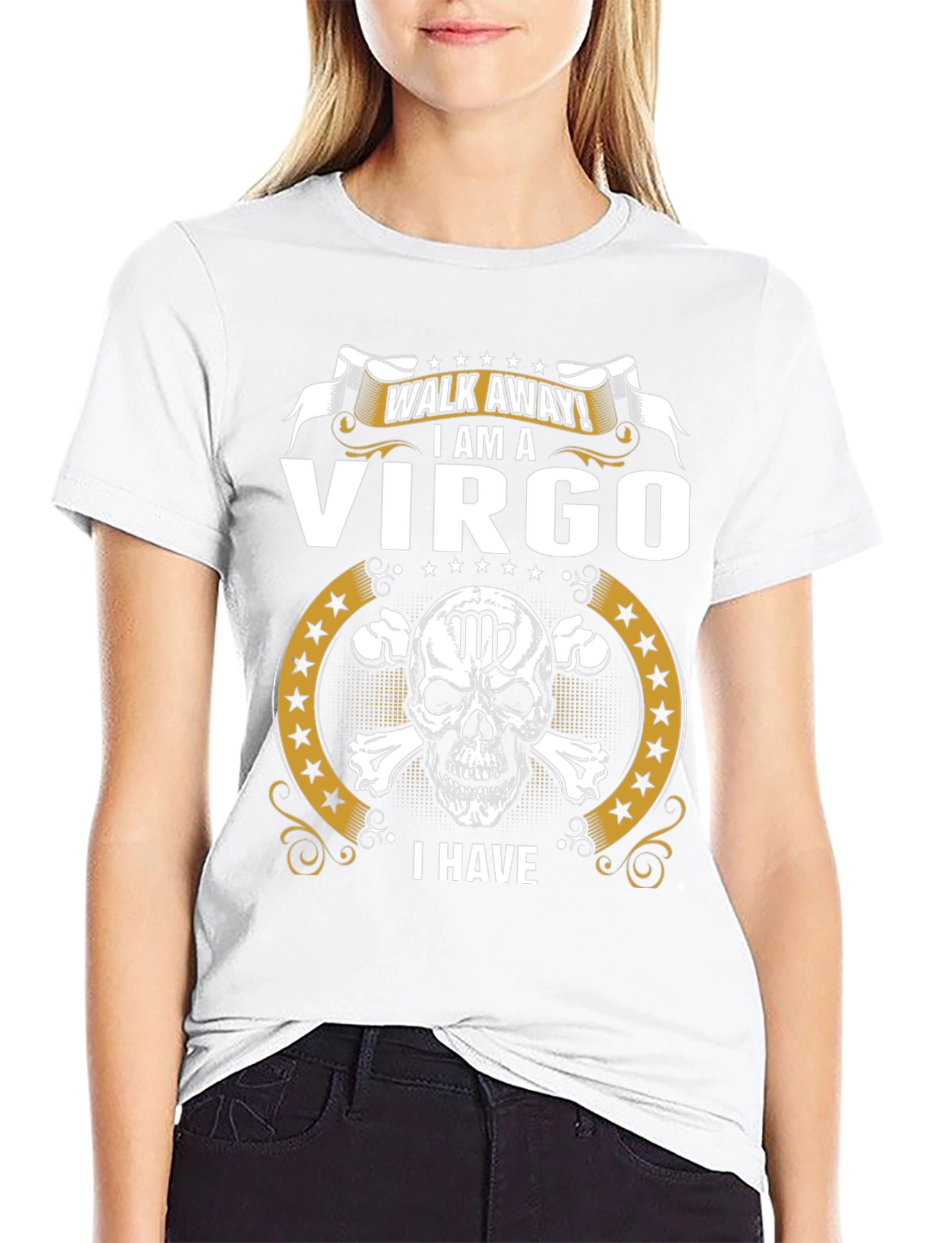 Virgo Skull T-Shirt - Zodiac Pride!