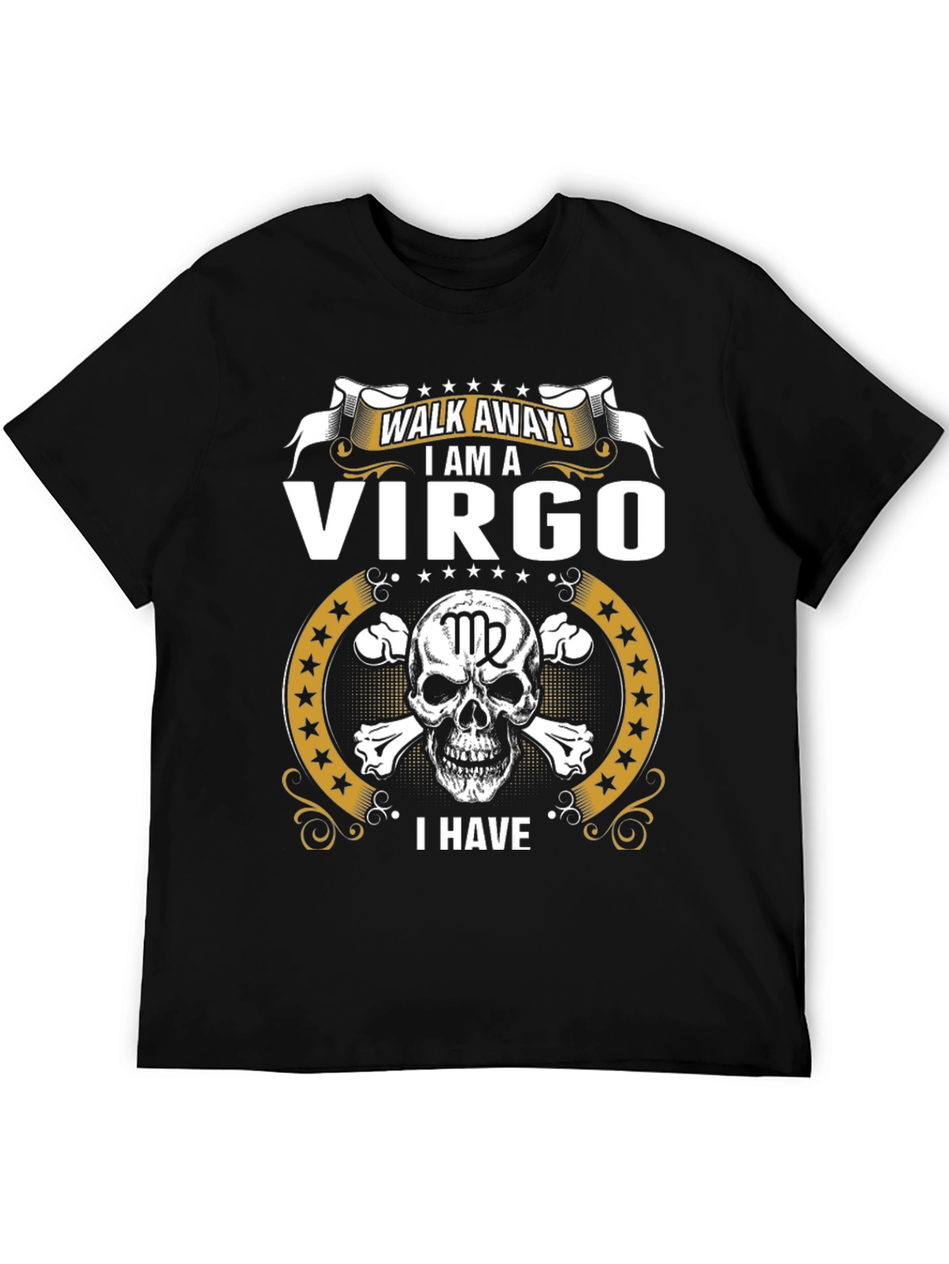 Virgo Skull T-Shirt - Zodiac Pride!
