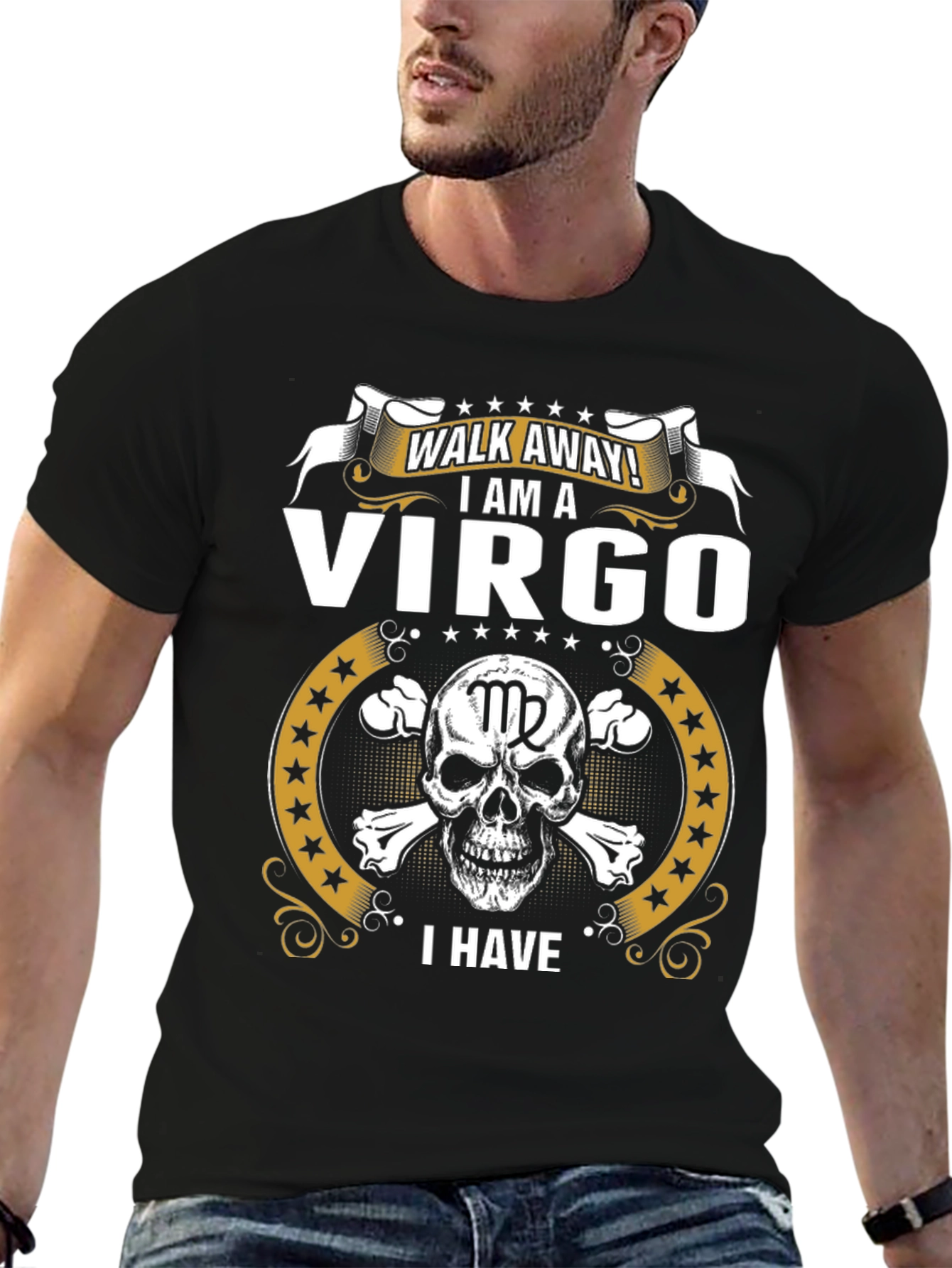 Virgo Skull T-Shirt - Zodiac Pride!