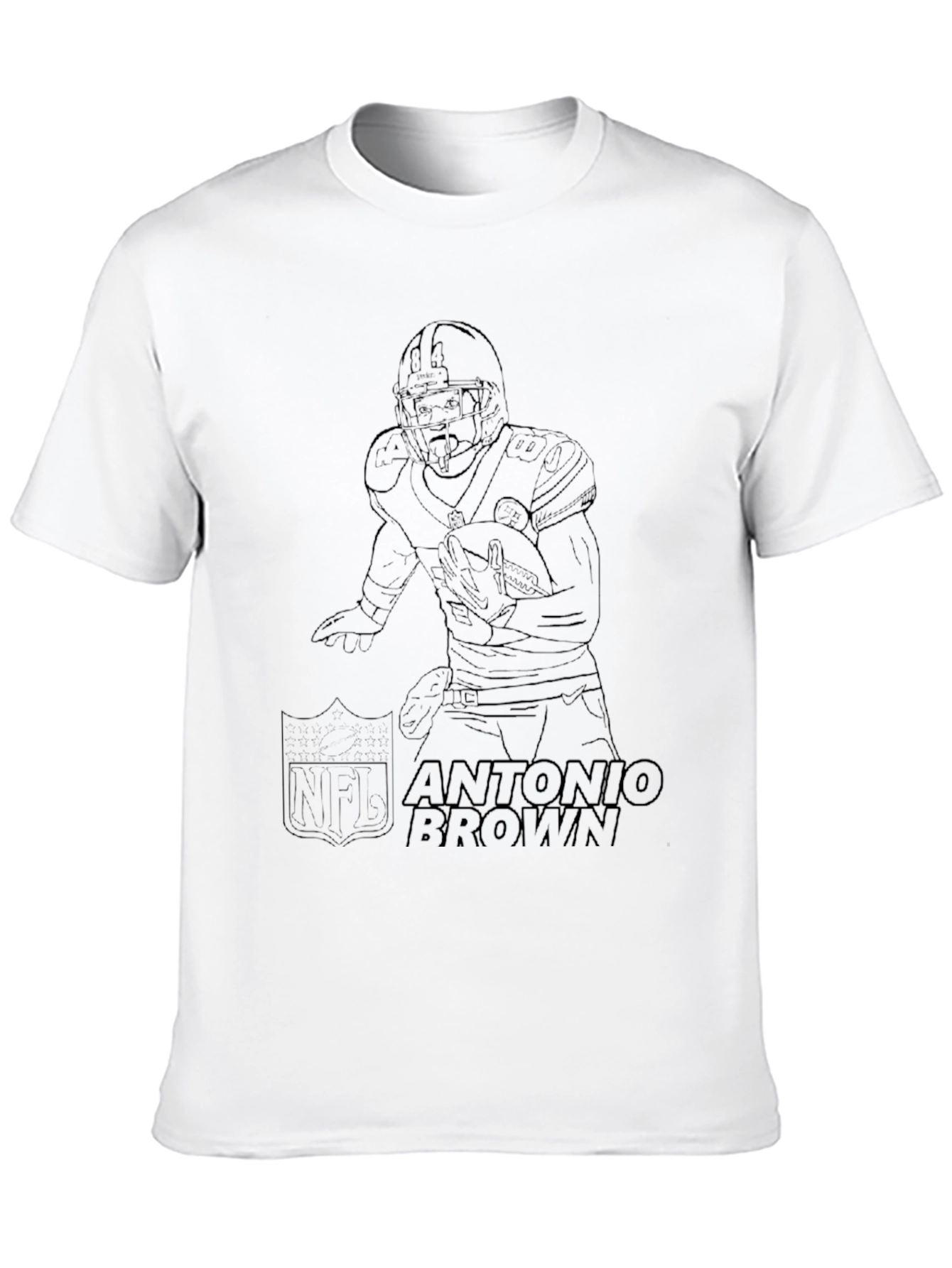 Antonio Brown Football Graphic T-Shirt