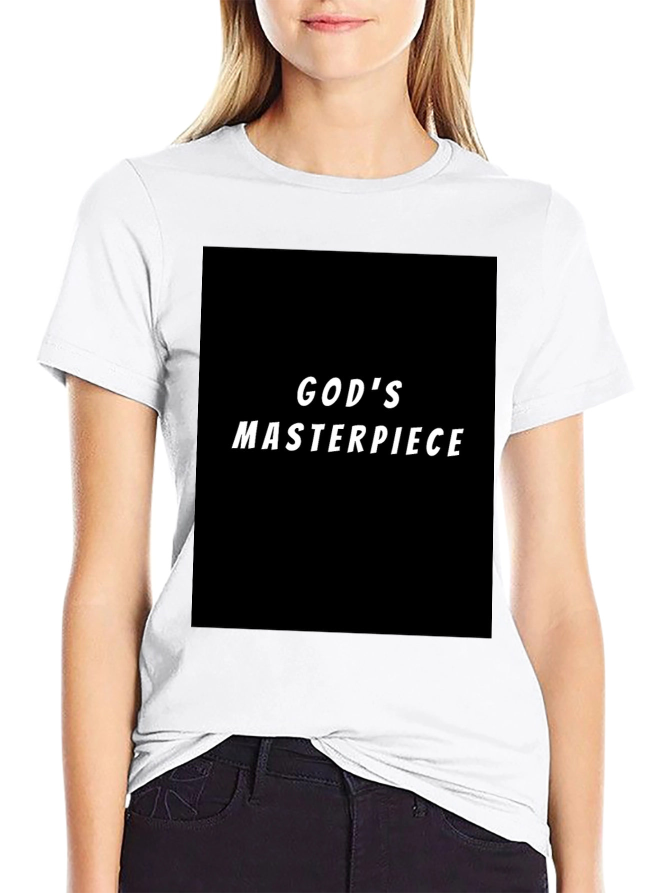 Gods Masterpiece Black Graphic Tee
