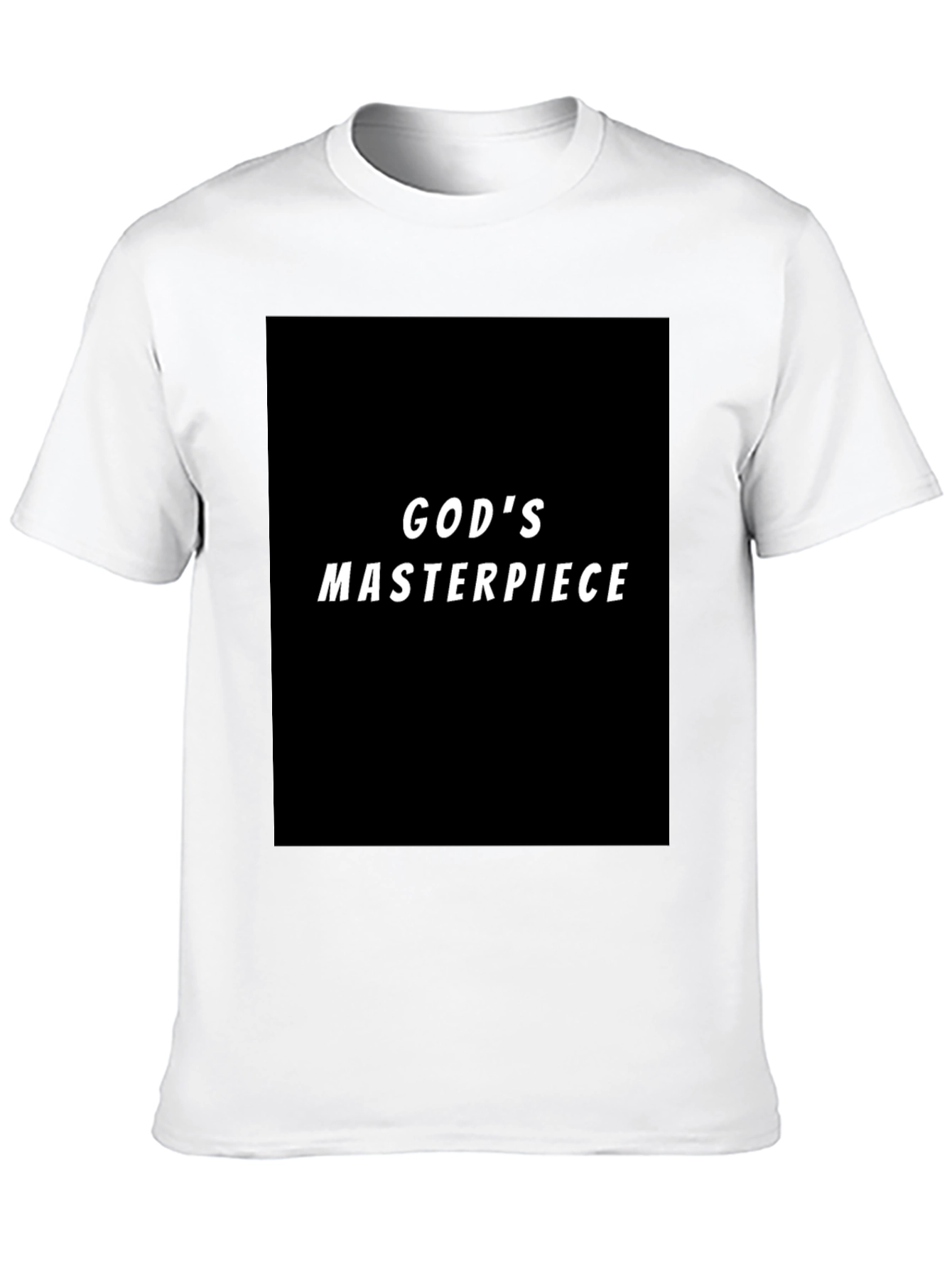 Gods Masterpiece Black Graphic Tee
