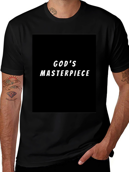 Gods Masterpiece Black Graphic Tee