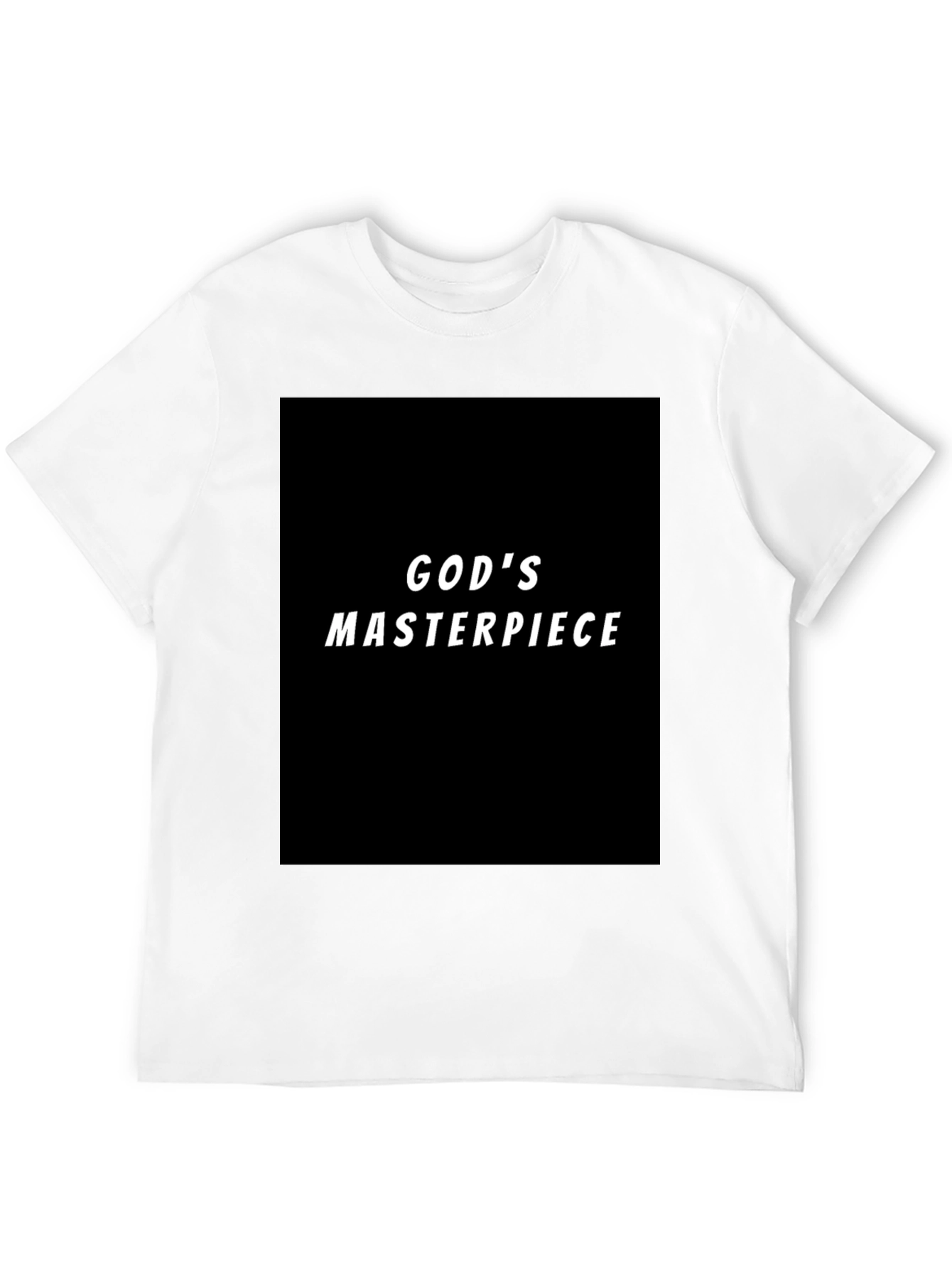 Gods Masterpiece Black Graphic Tee