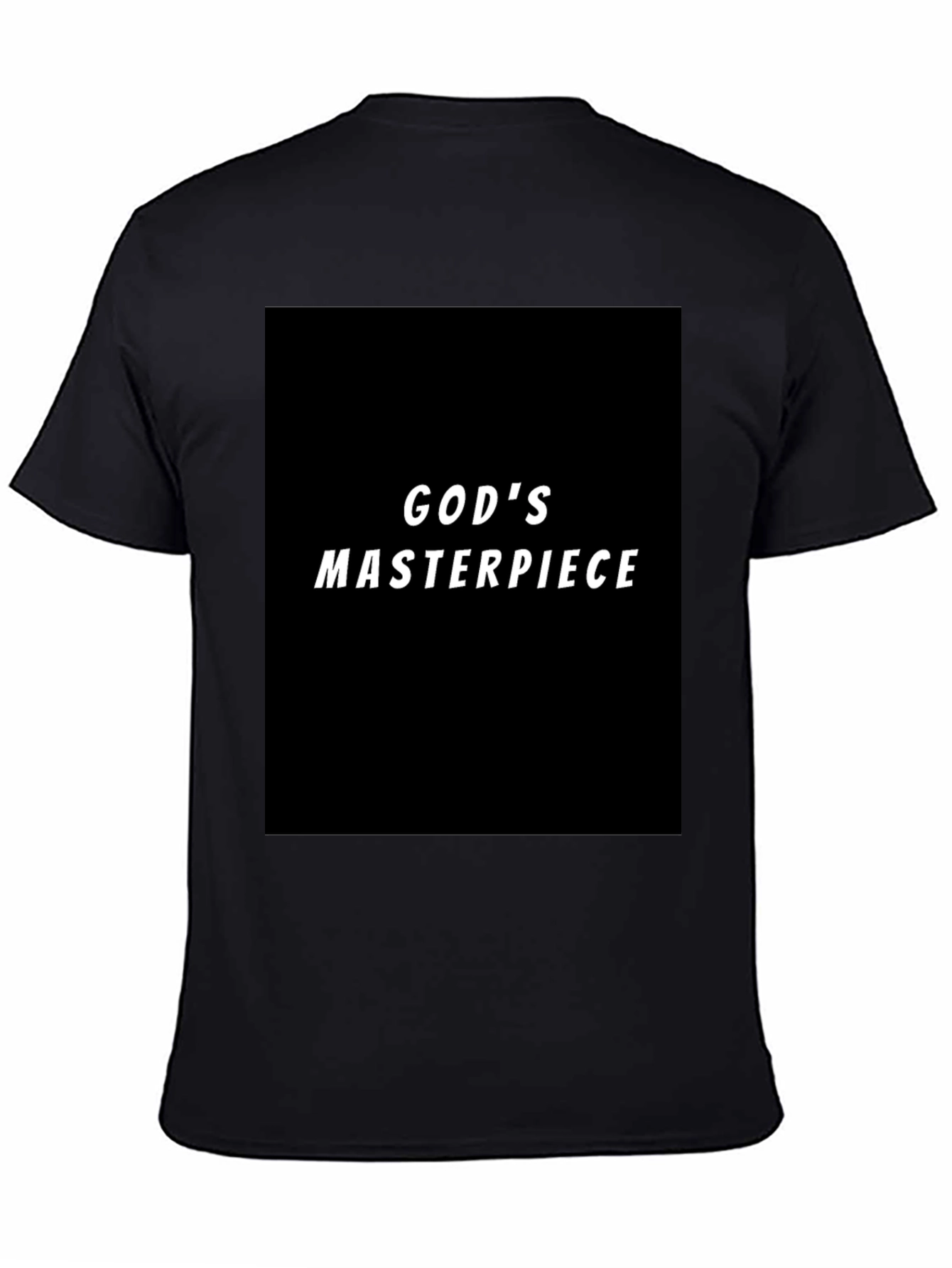 Gods Masterpiece Black Graphic Tee