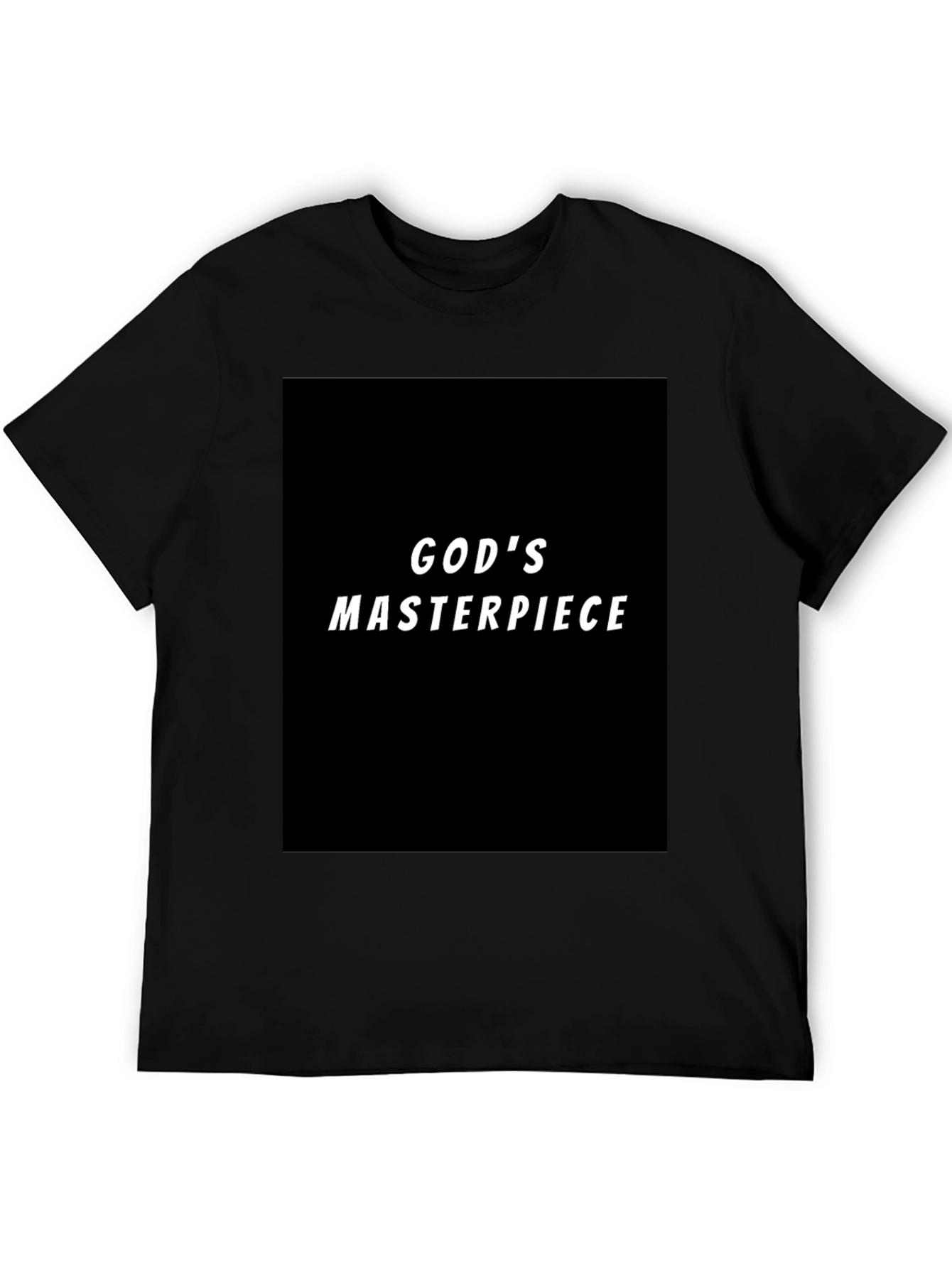 Gods Masterpiece Black Graphic Tee