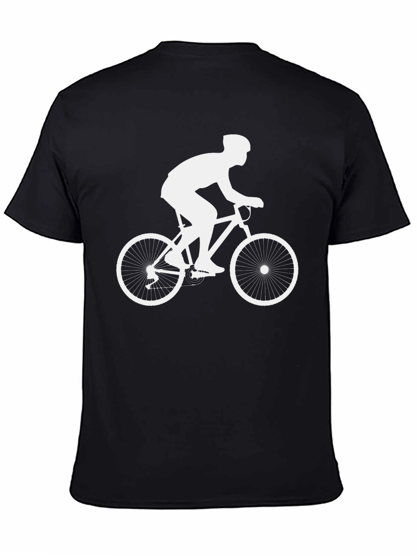 Cyclist Graphic T-Shirt - Black Cotton Tee