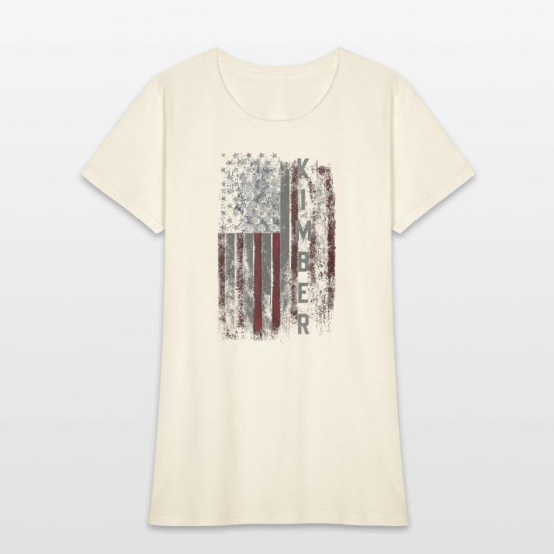 Kimber Family American Flag T shirt