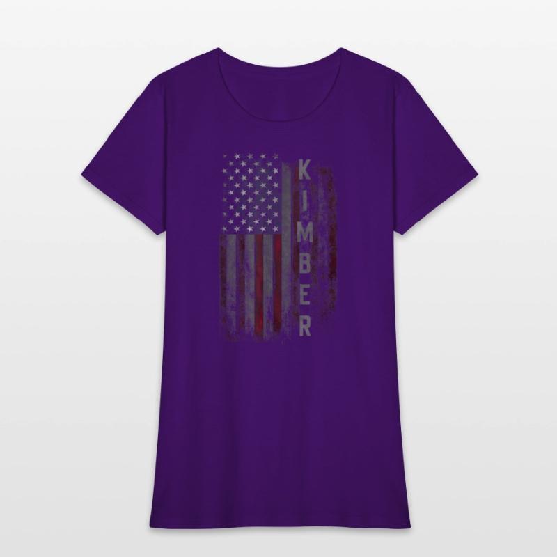Kimber Family American Flag T shirt