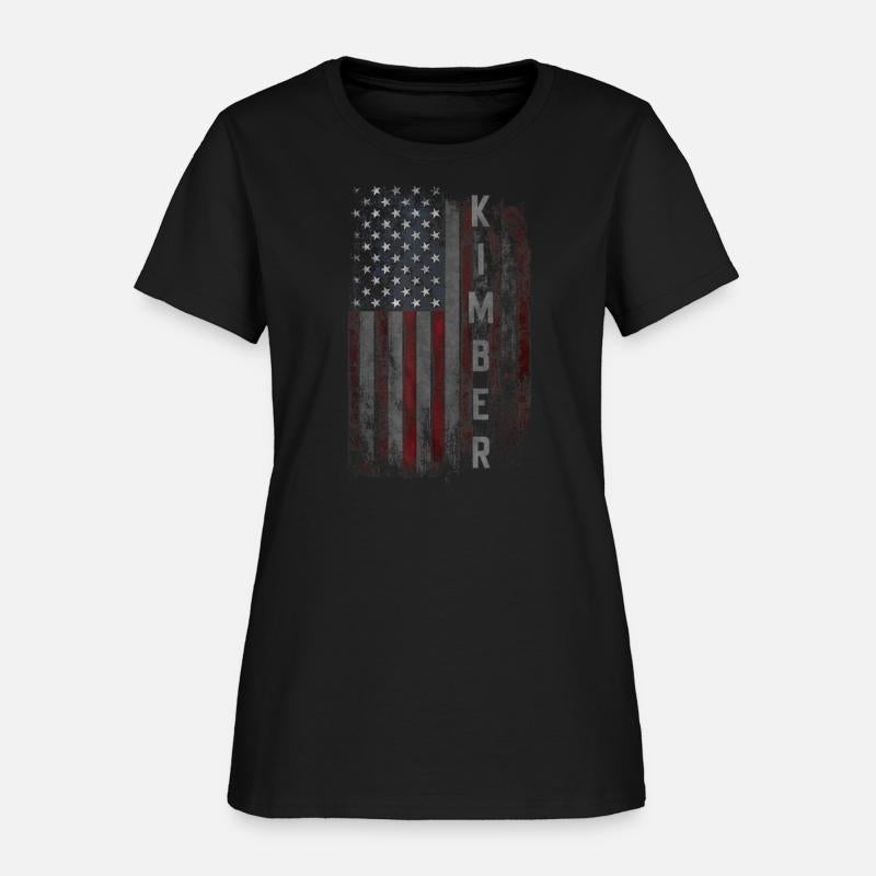 Kimber Family American Flag T shirt