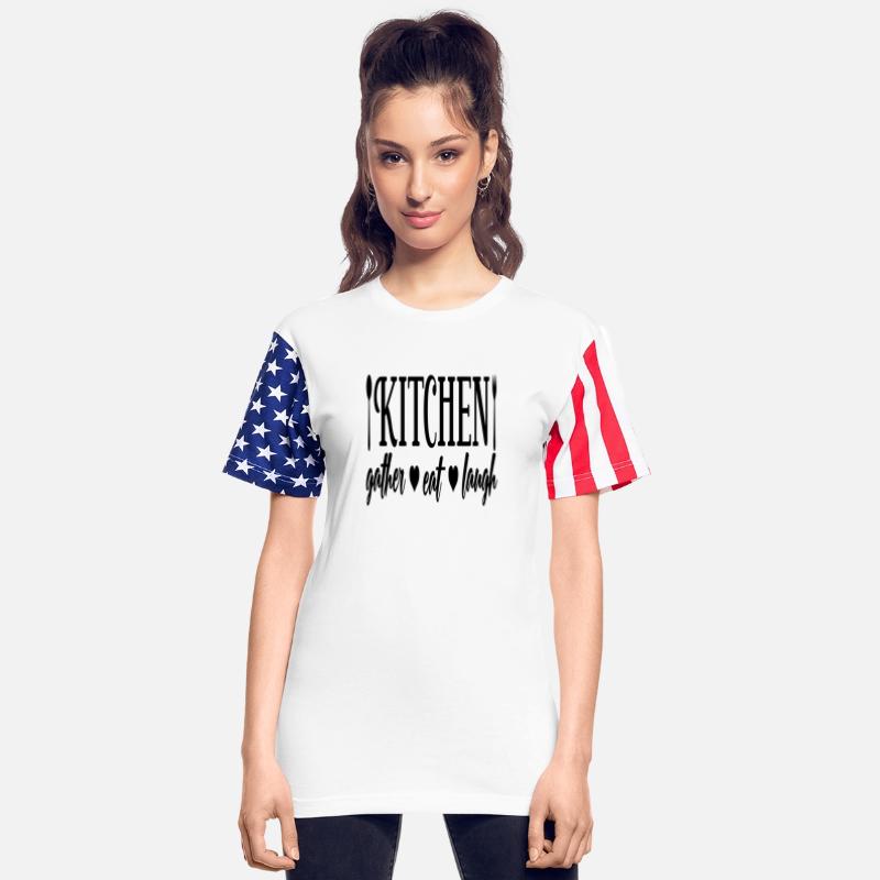 Kitchen gather eat laugh