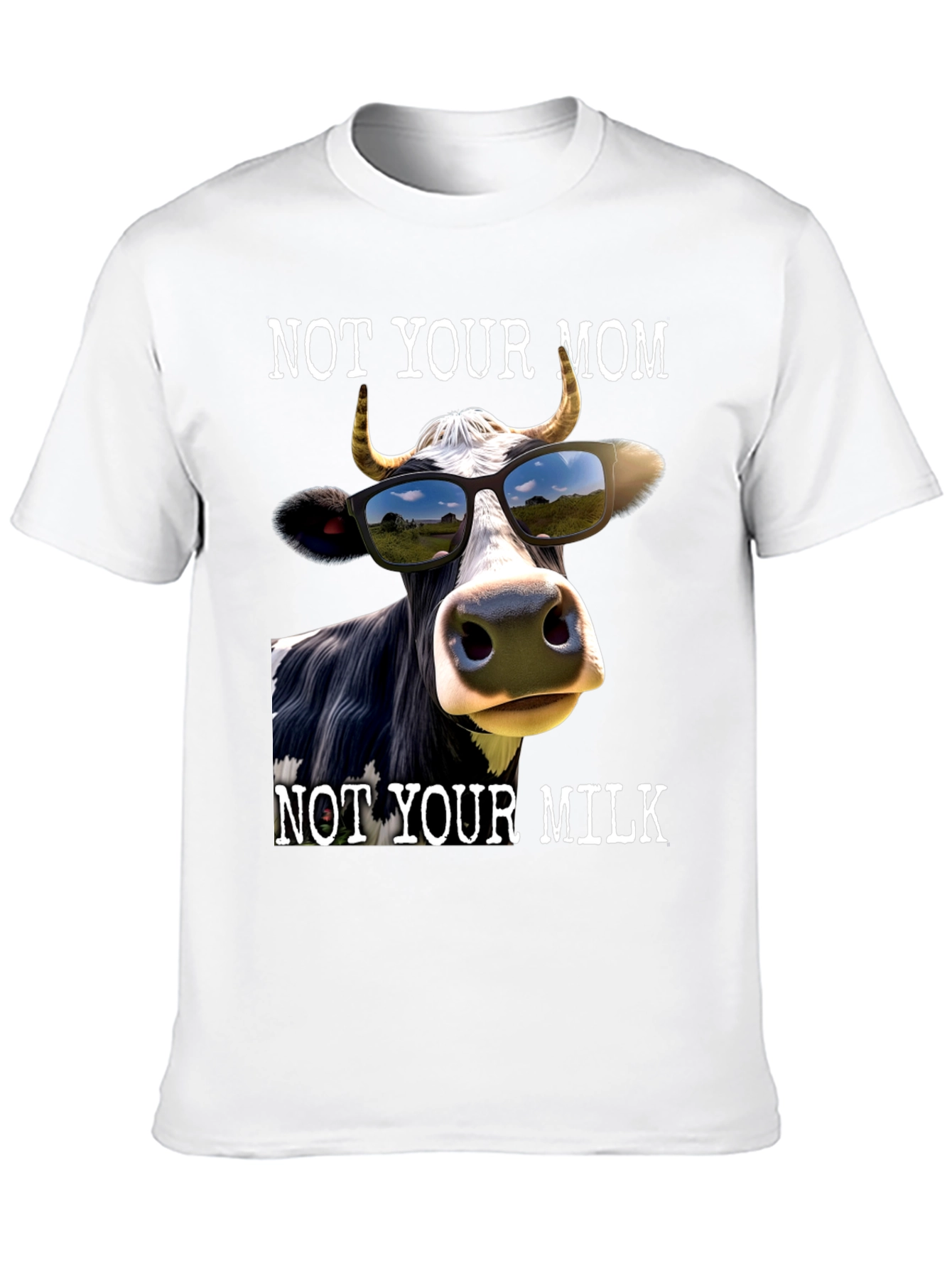 Not Your Mom Not Your Milk Graphic Tee