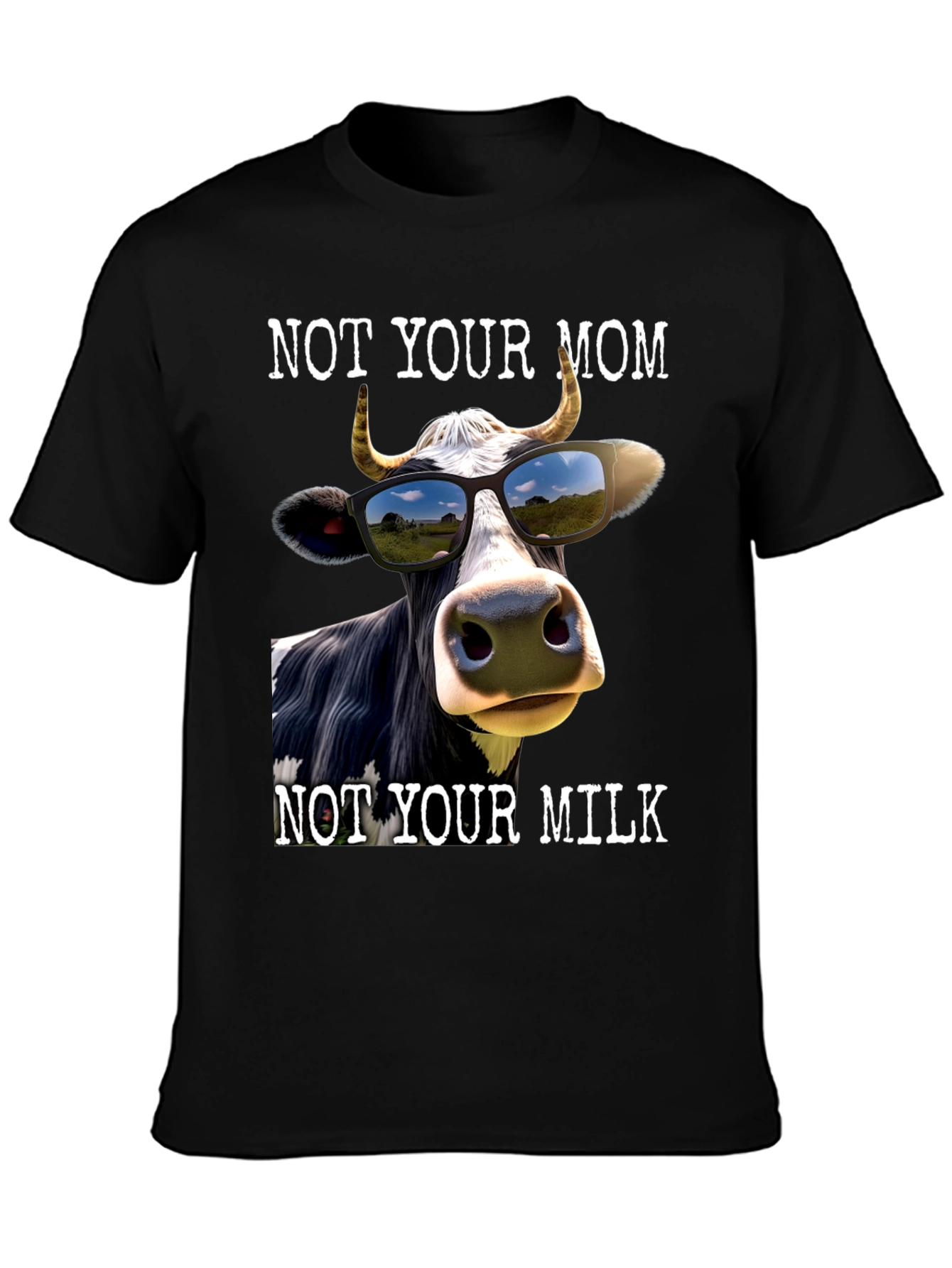 Not Your Mom Not Your Milk Graphic Tee